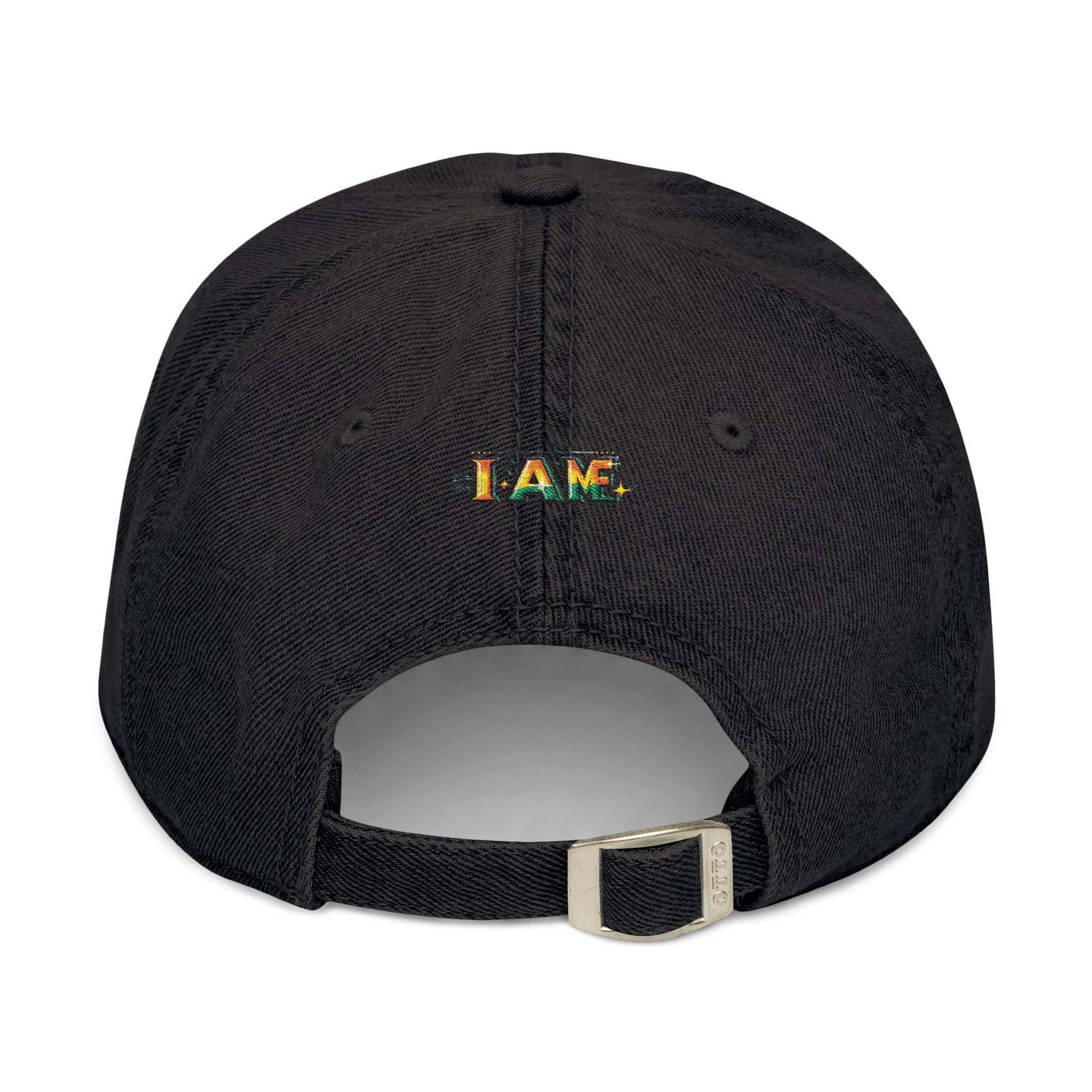 Inspirational I AM ME Denim Hat - Embroidered Cap for Everyday Style