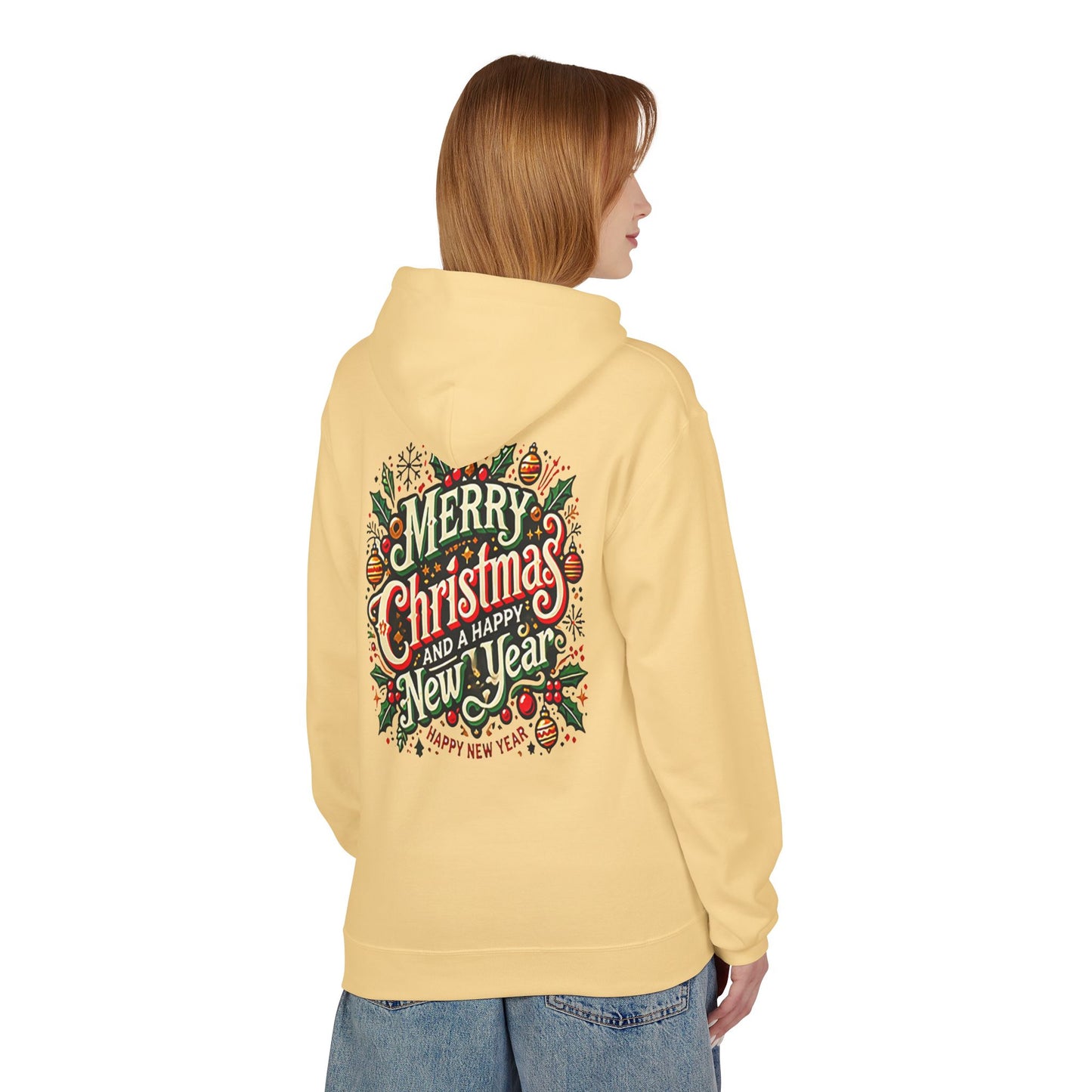 Unisex Midweight Softstyle Fleece Hoodie" Christmas "