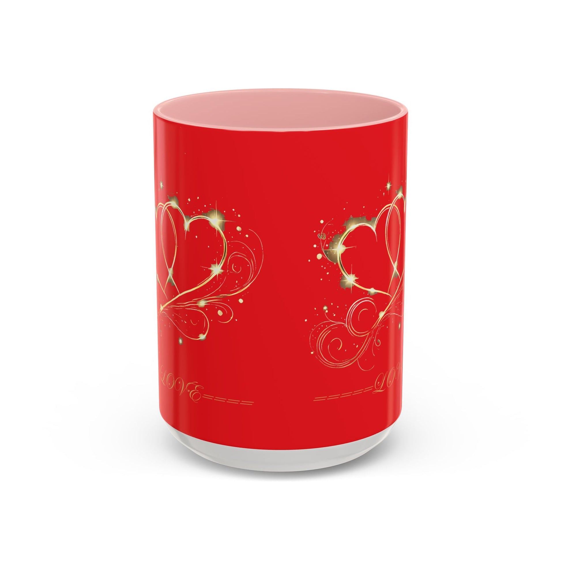 Accent Coffee Mug - (11, 15oz) Valentine Mug Special Bold Color