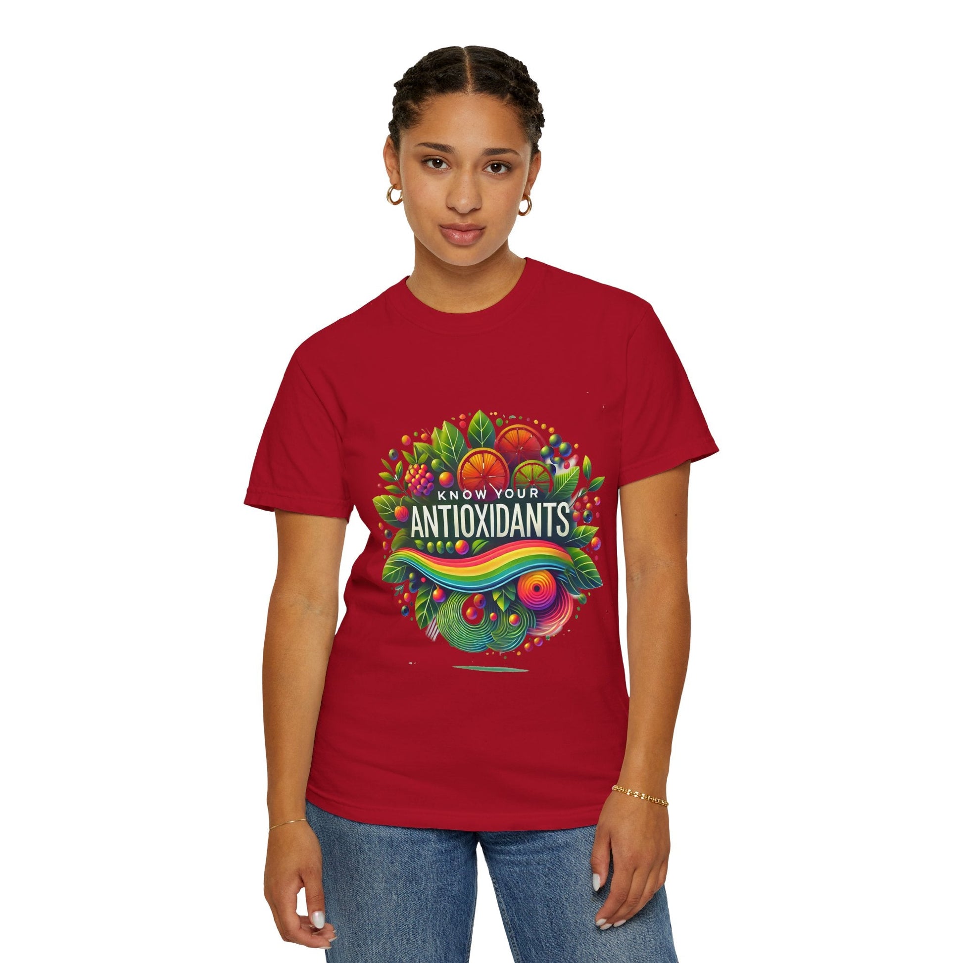 Unisex Garment-Dyed T-shirt Know Your Antioxidants Feel the Power