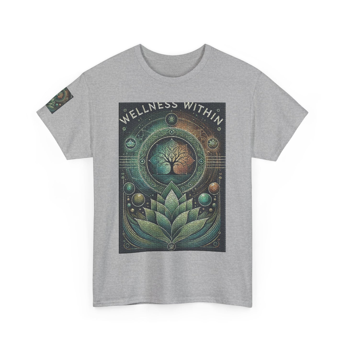 Unisex Heavy Cotton Tee " Wellness Within"