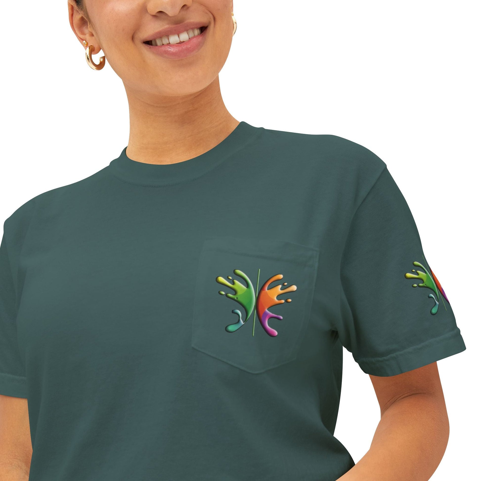 Unisex Garment-Dyed - Pocket T-Shirt Rebound Made for Everyday Comfort