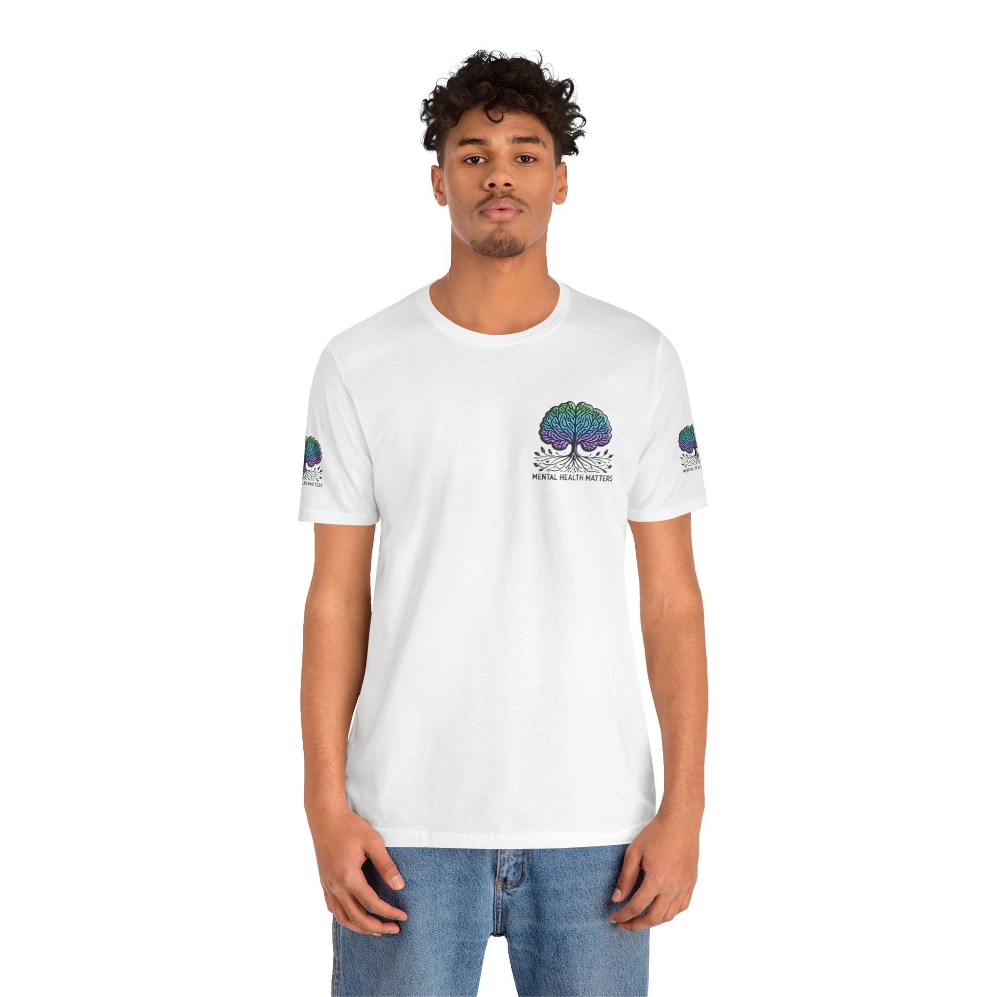Unisex Jersey Short Sleeve T-shirt – Mental Health Matters Soft Comfy