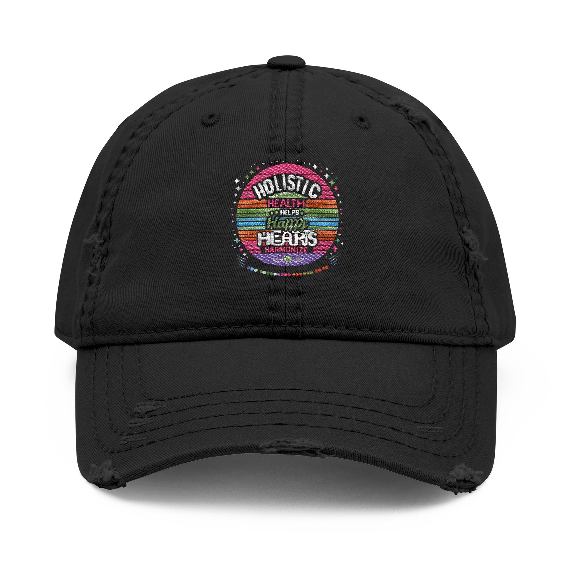 Distressed Dad Hat - Embroidered Casual Stylish Comfort for Everyday Wear