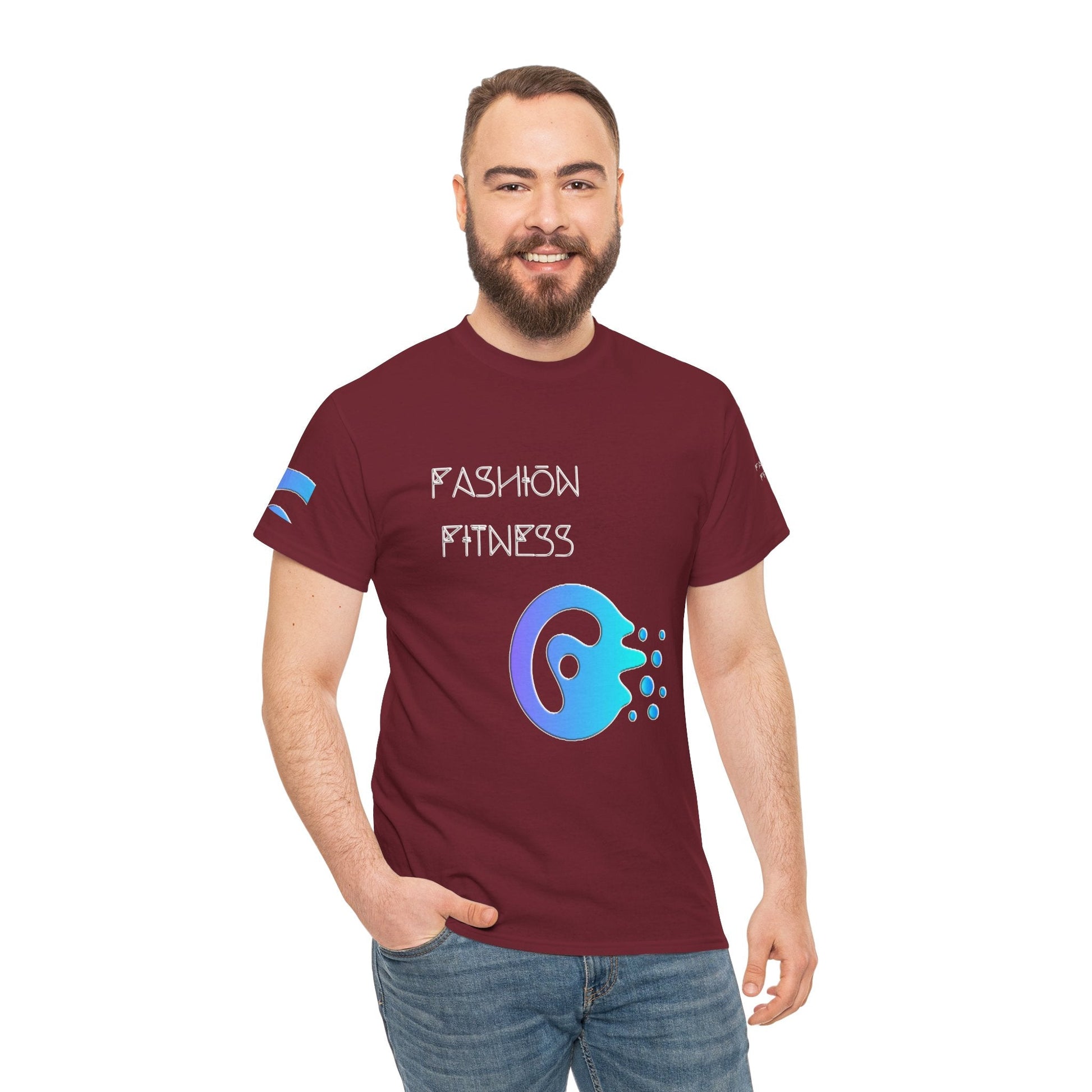 Unisex Heavy Cotton T-shirt  - Fashion Fitness Built for Everyday