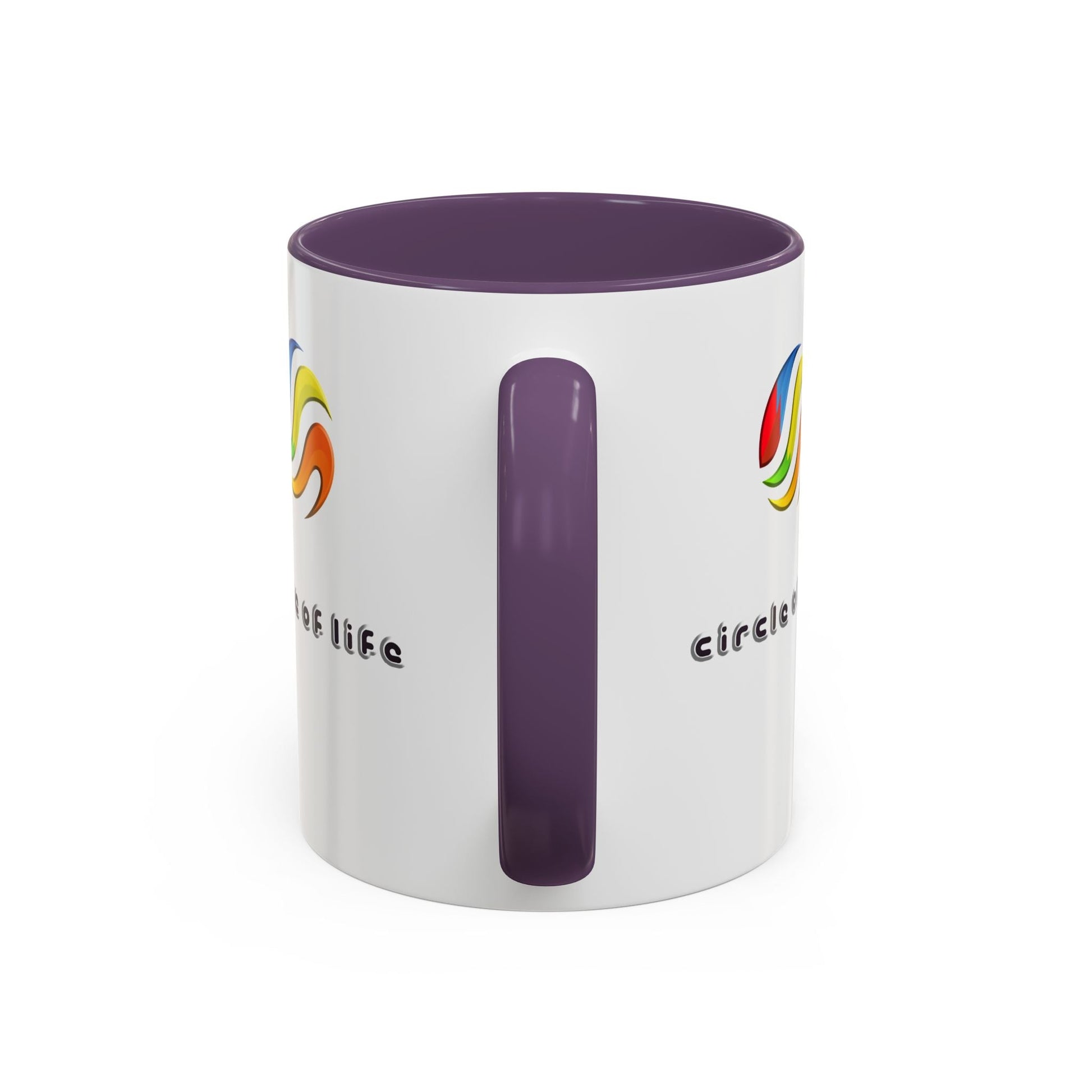 Accent Coffee Mug - (11, 15oz) Circle of Life Stylish Ceramic Mug