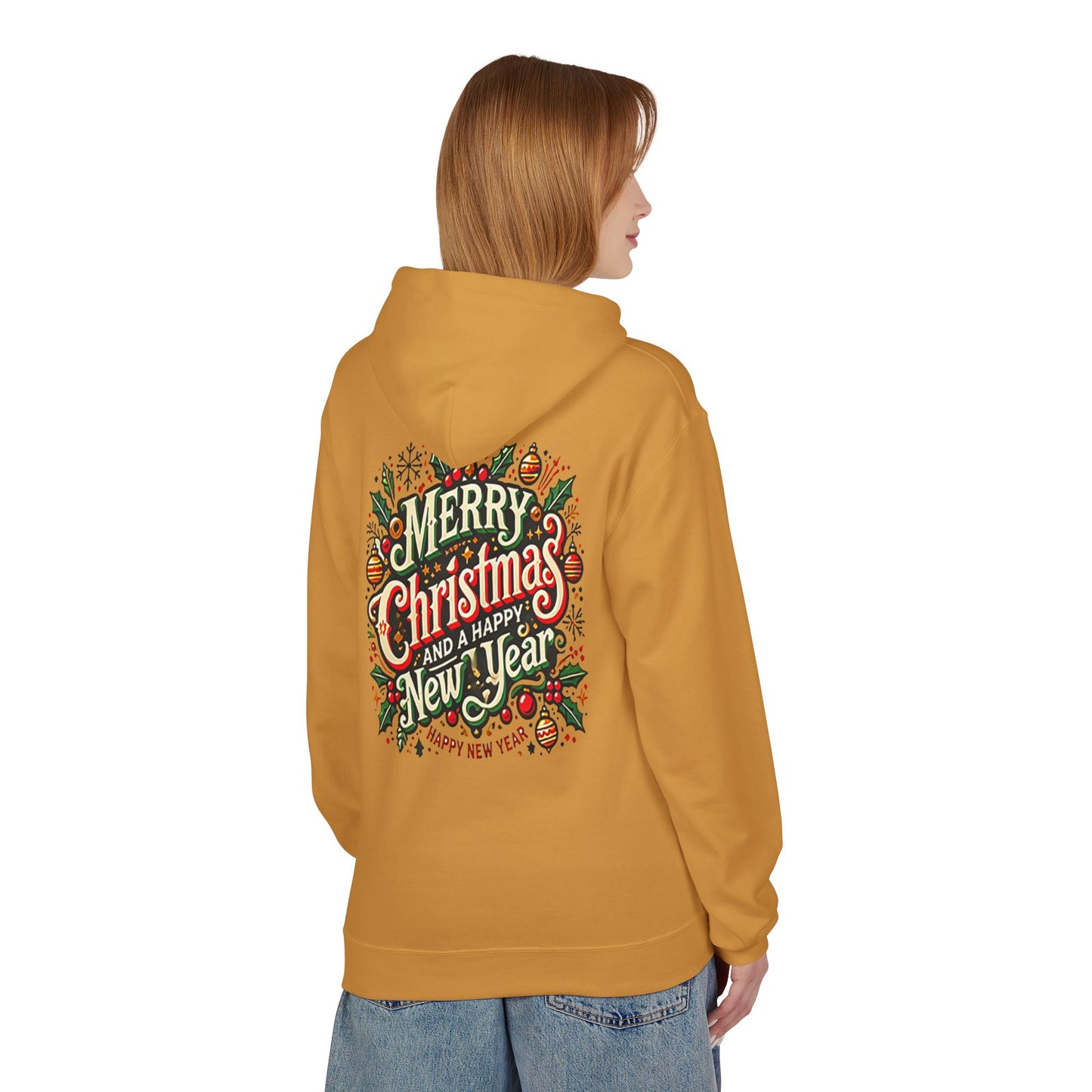 Unisex Midweight Softstyle Fleece Hoodie" Christmas "