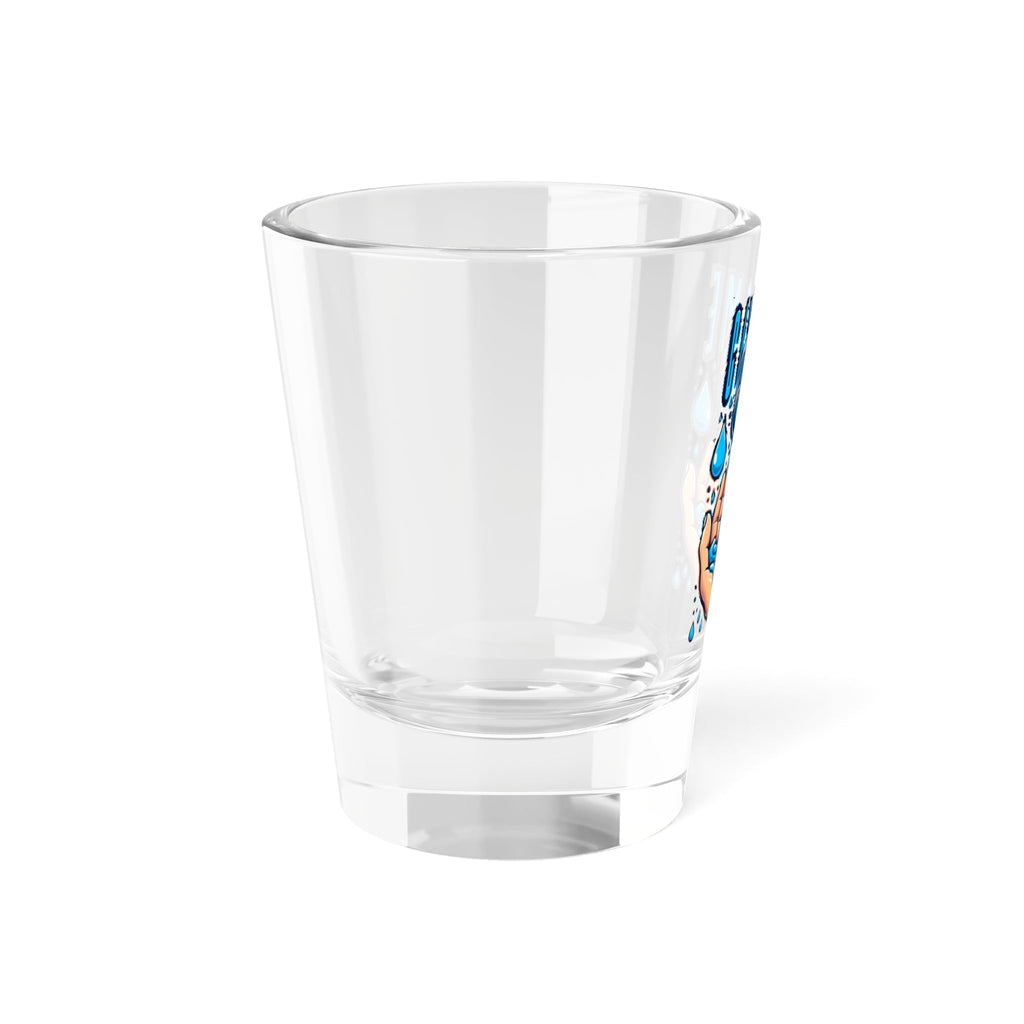 5oz Give Me Water Shot Glass with vibrant design, perfect for parties and gatherings.
