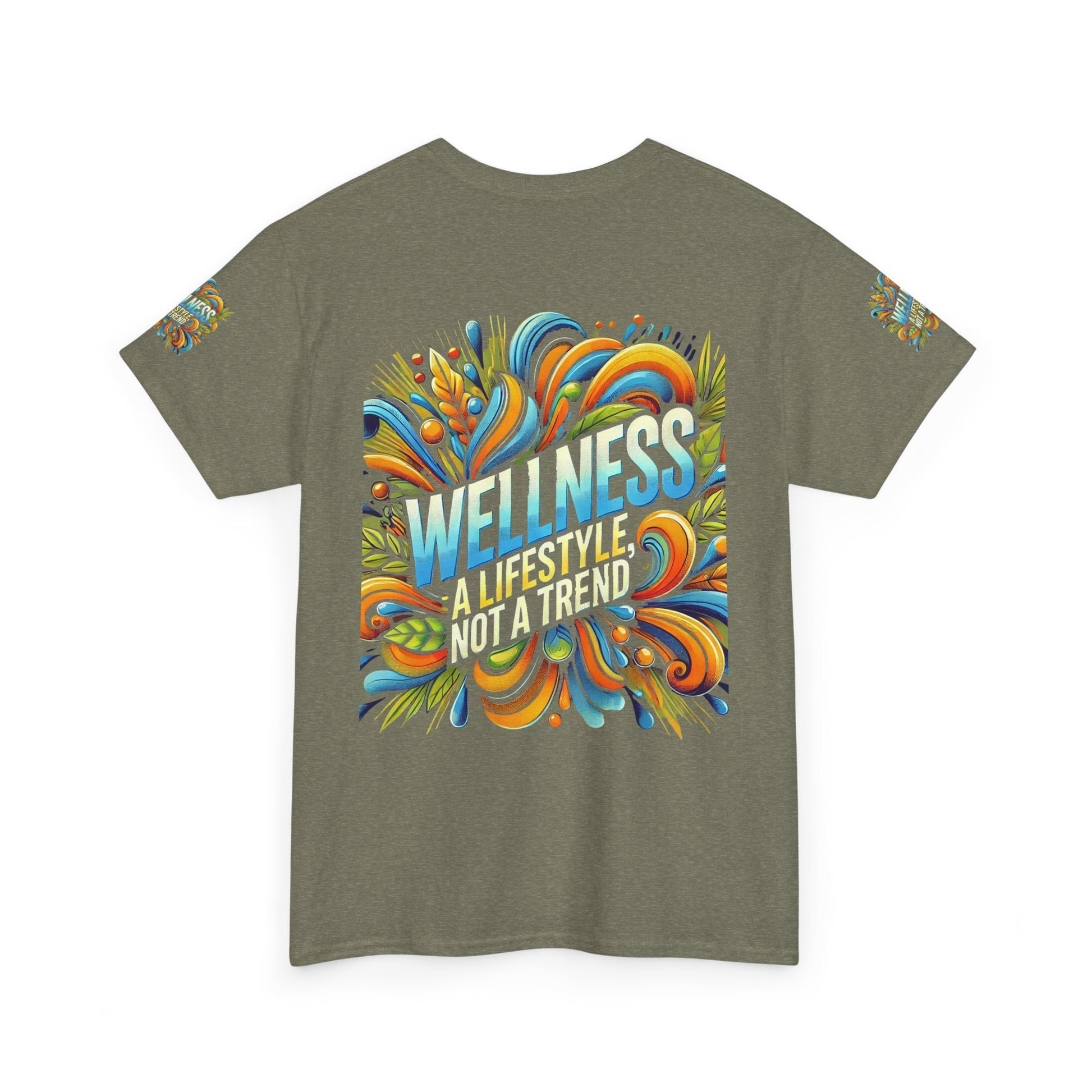 Unisex Heavy Cotton T-shirt - Wellness Is A Lifestyle Not A Trend