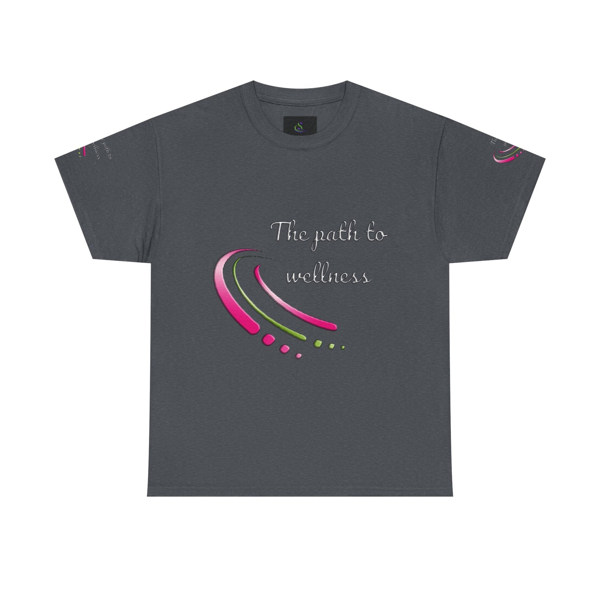 Unisex Welllness Heavy Cotton T-shirt - The Path To Wellness  Everyday