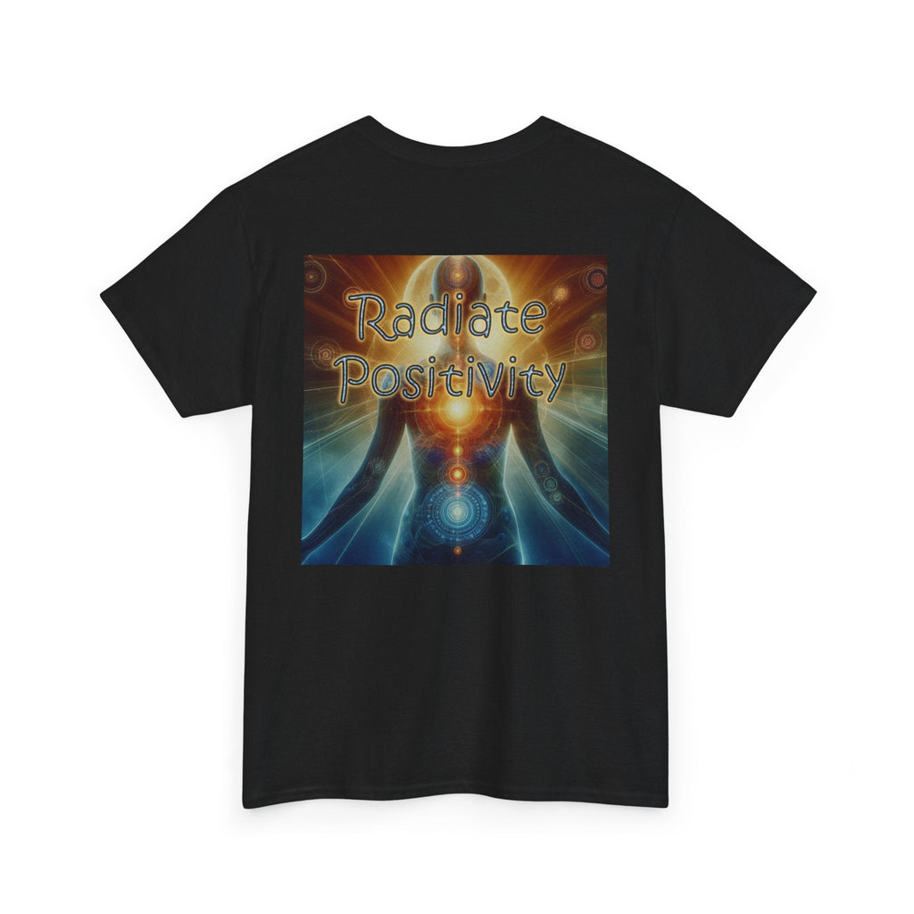 Unisex Heavy Cotton T-shirt - Radiate Positivity Its Free