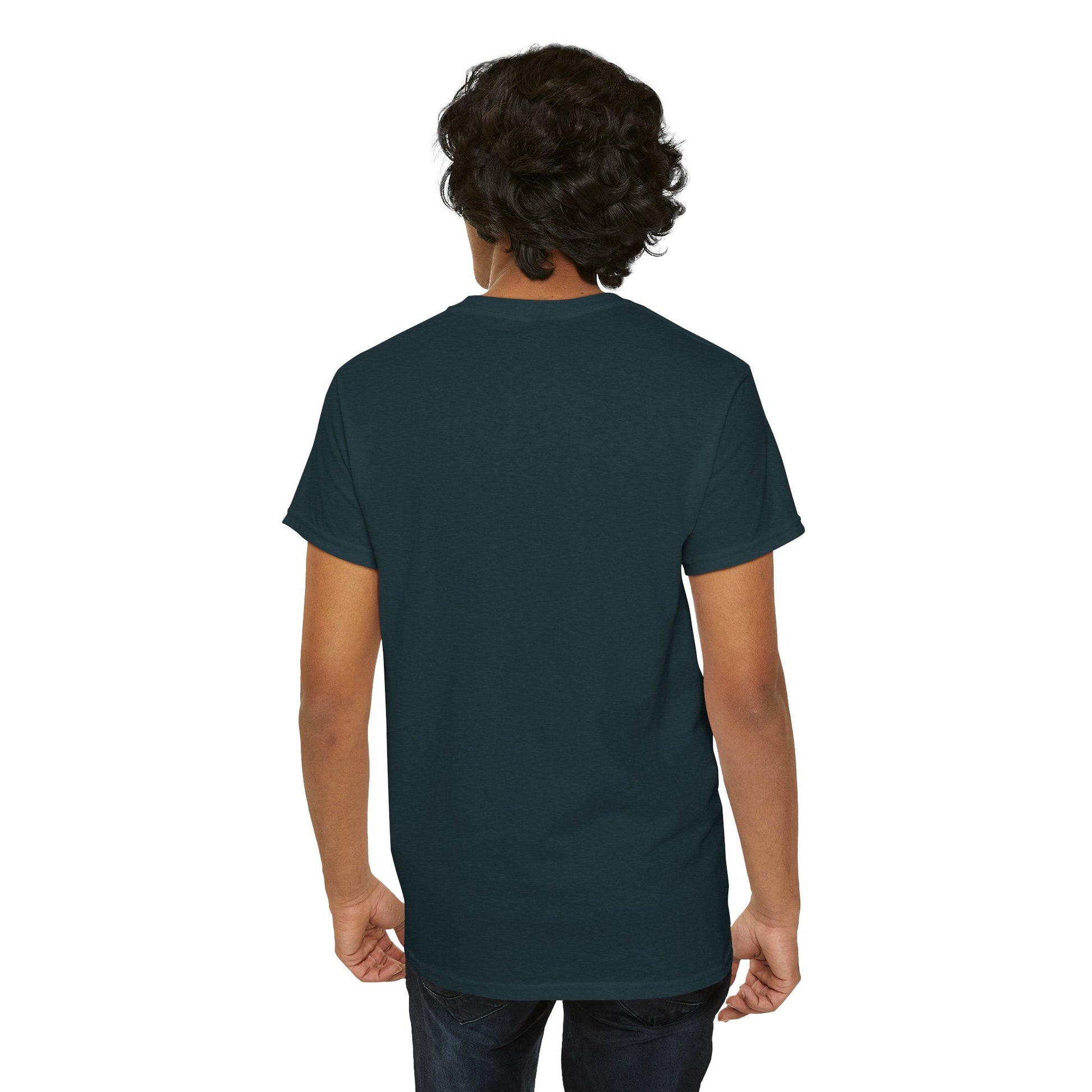 Fun Unisex Heavy Cotton T-shirt - When Life Gets Crazy, Roll With It!
