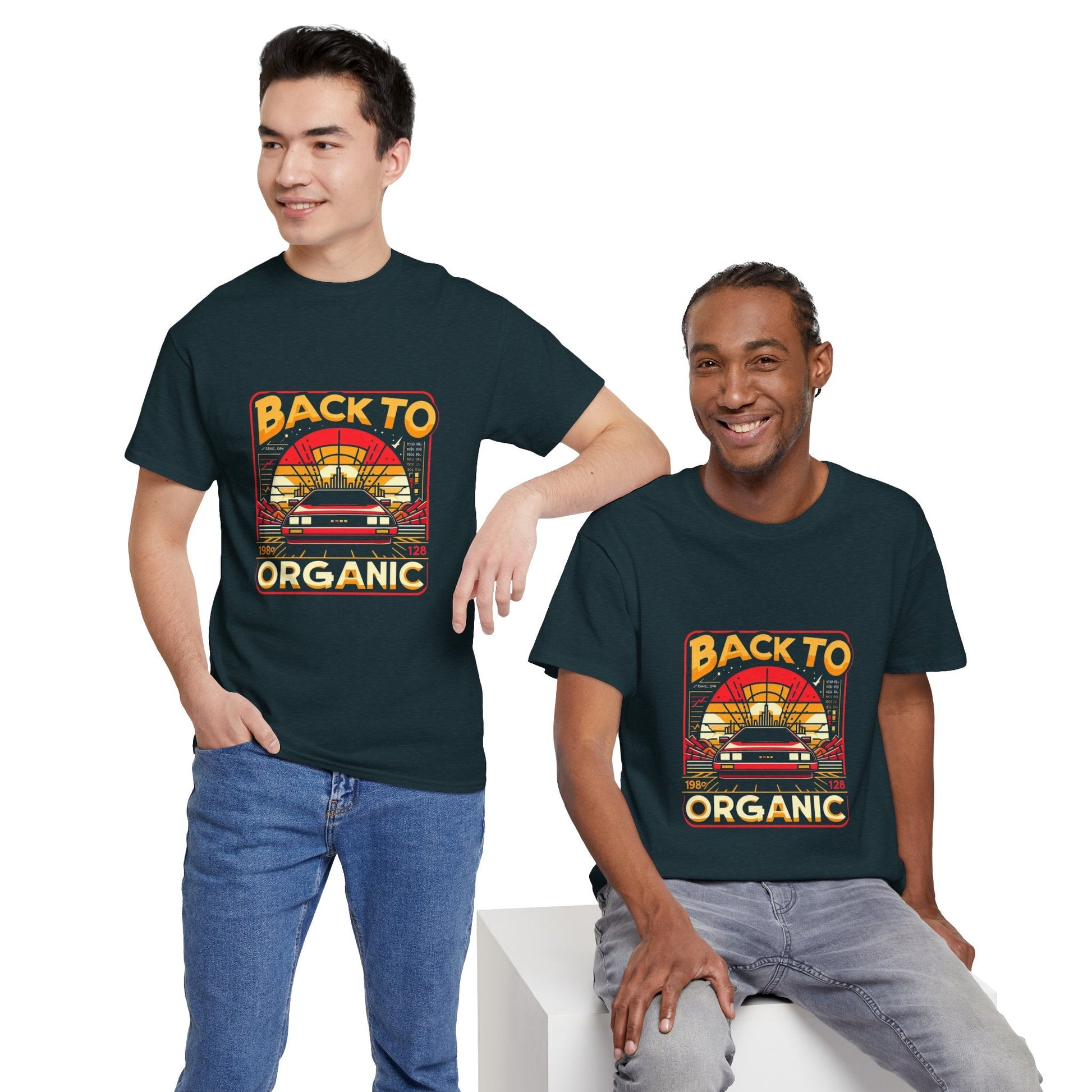 Unisex Heavy Cotton T-shirt - Classic Comfort, Style Back to Organic