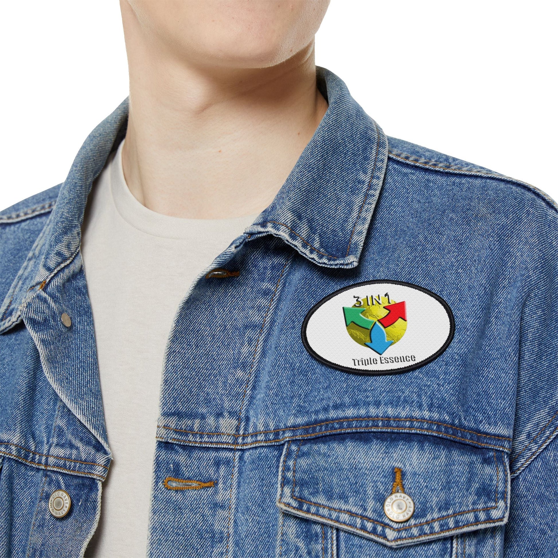 Iron-On Patches 3 in 1 Durable DIY Style in 4 Unique Shapes