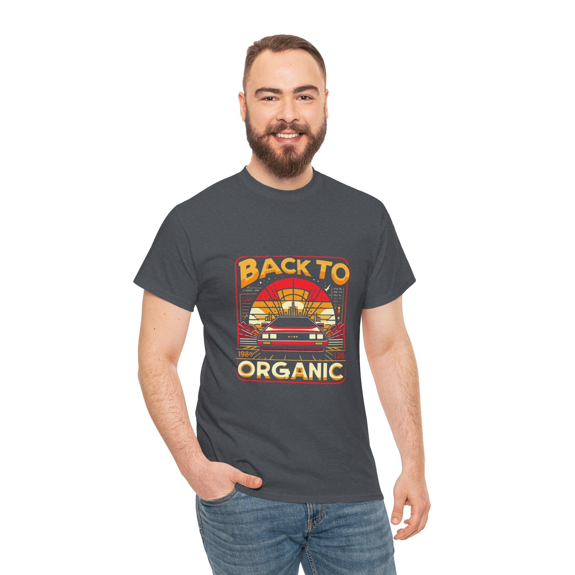 Unisex Heavy Cotton T-shirt - Classic Comfort, Style Back to Organic
