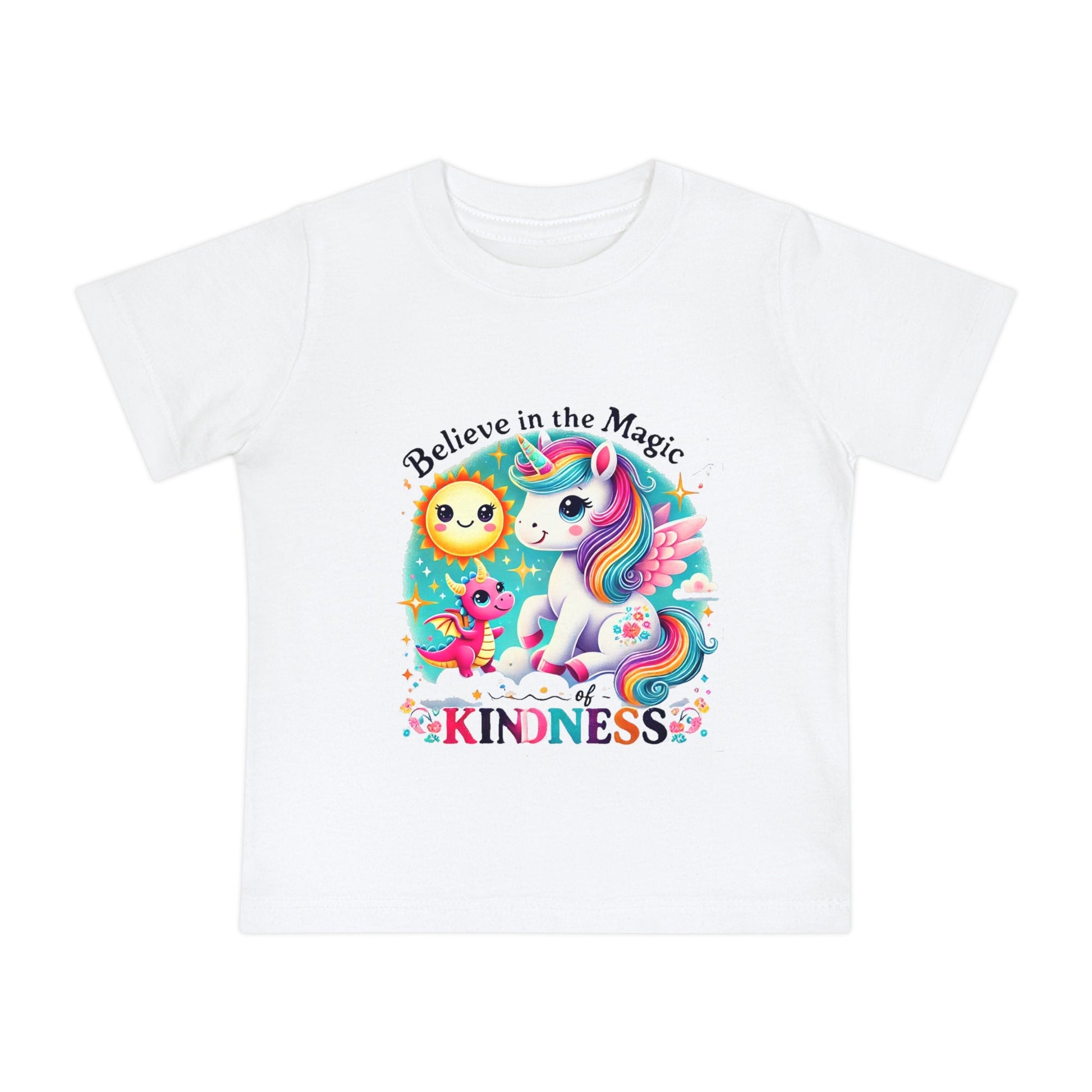 Baby Short Sleeve T-Shirt -Believe in the Magic of Kindness
