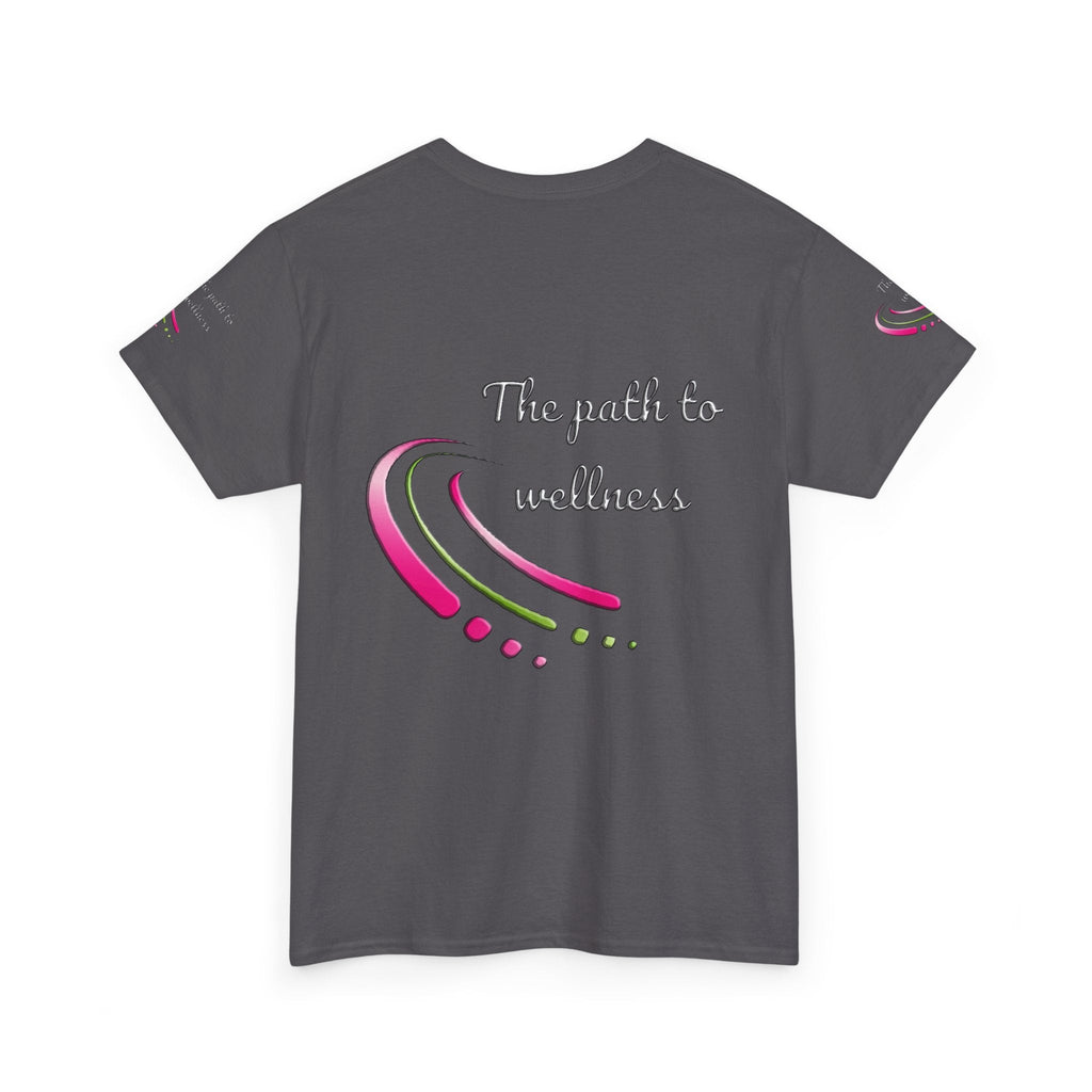 Unisex Welllness Heavy Cotton T-shirt - The Path To Wellness  Everyday