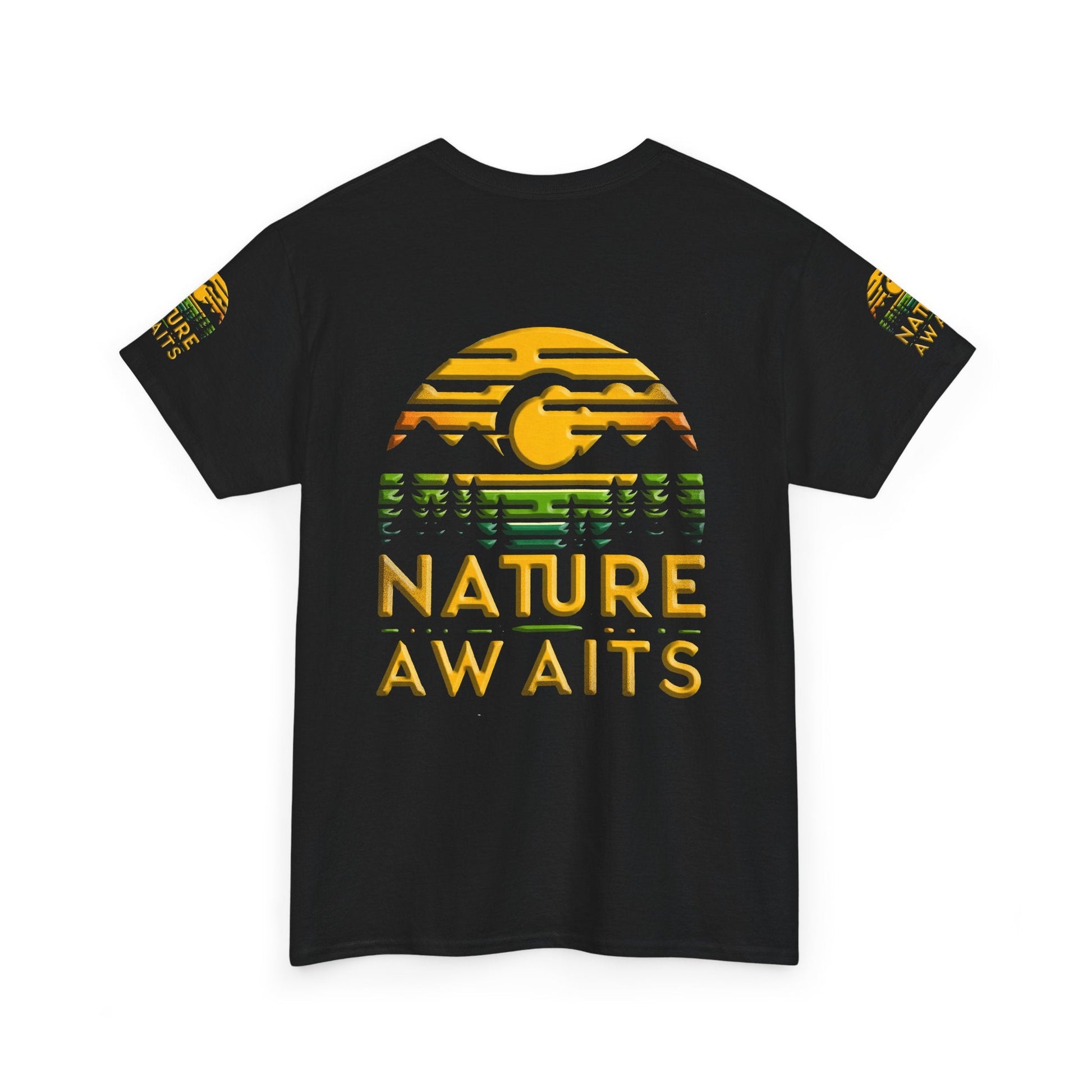 Unisex Heavy Cotton t-shirt Nature Awaits t-shirtt for Comfort