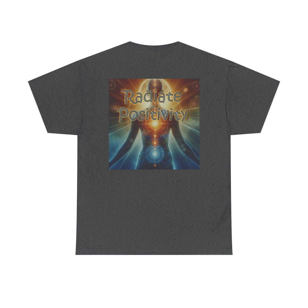 Unisex Heavy Cotton T-shirt - Radiate Positivity Its Free