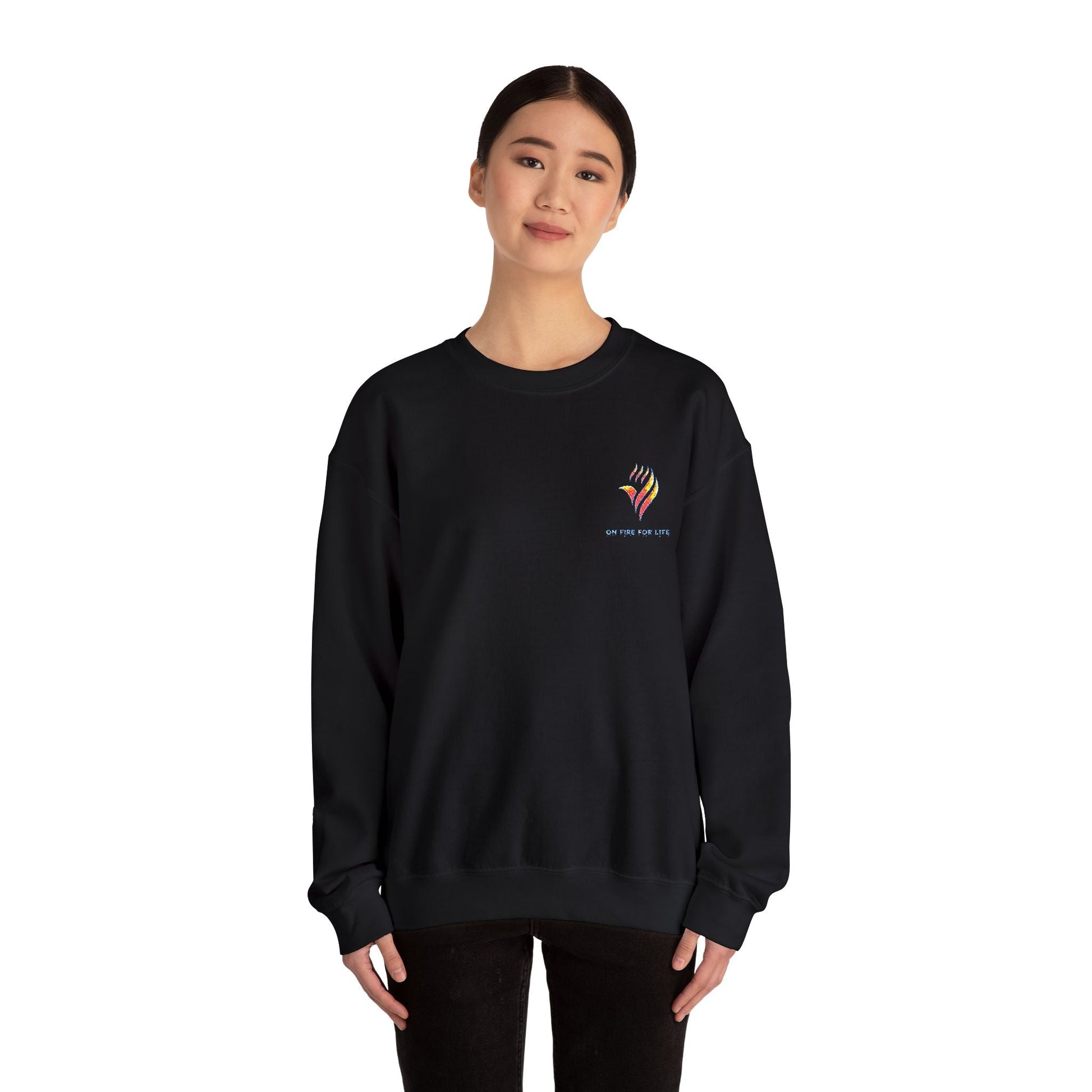 Unisex Heavy Blend - Crewneck Sweatshirt - On Fire For Life