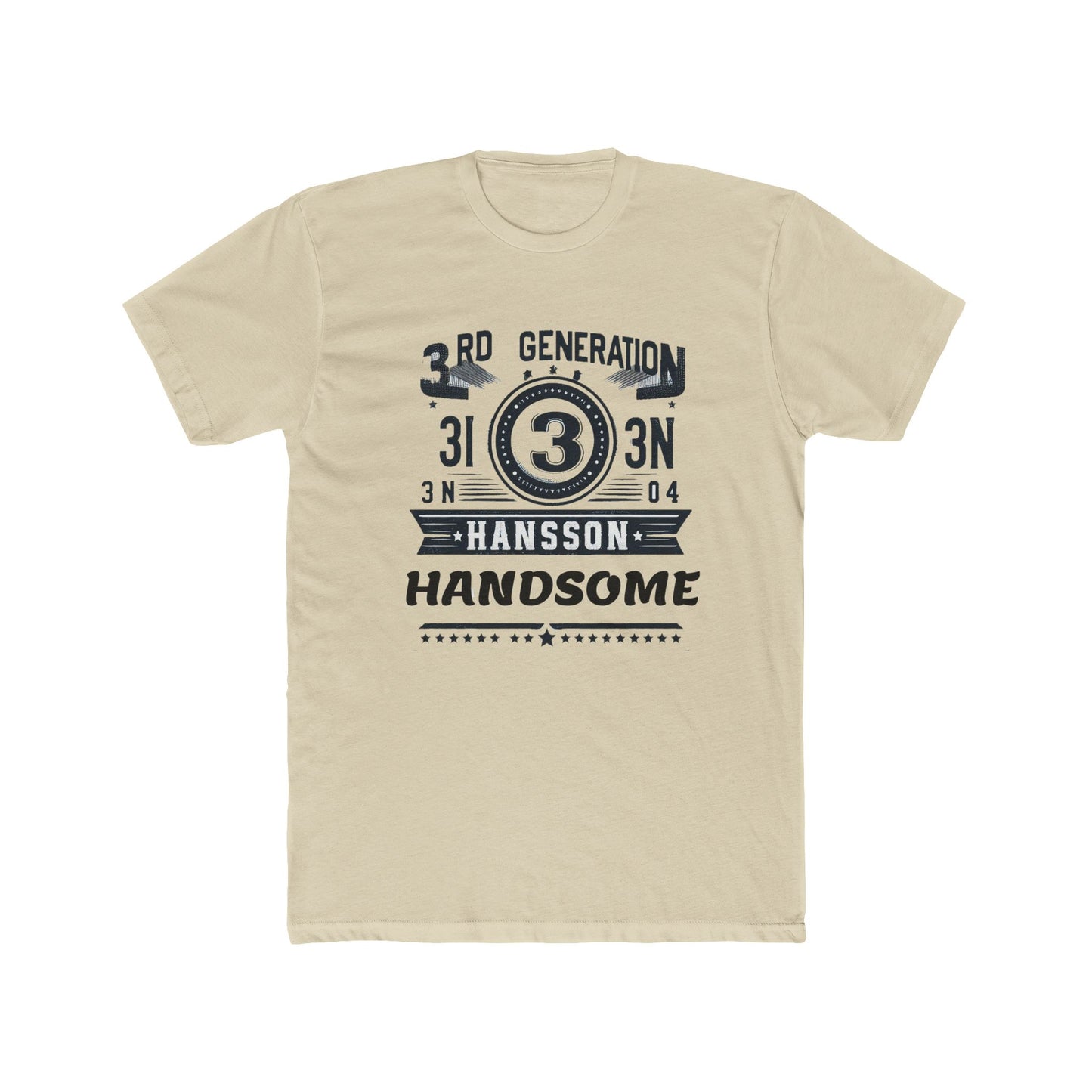 Unisex Cotton Crew Tee" 3rd Generation Handsome"