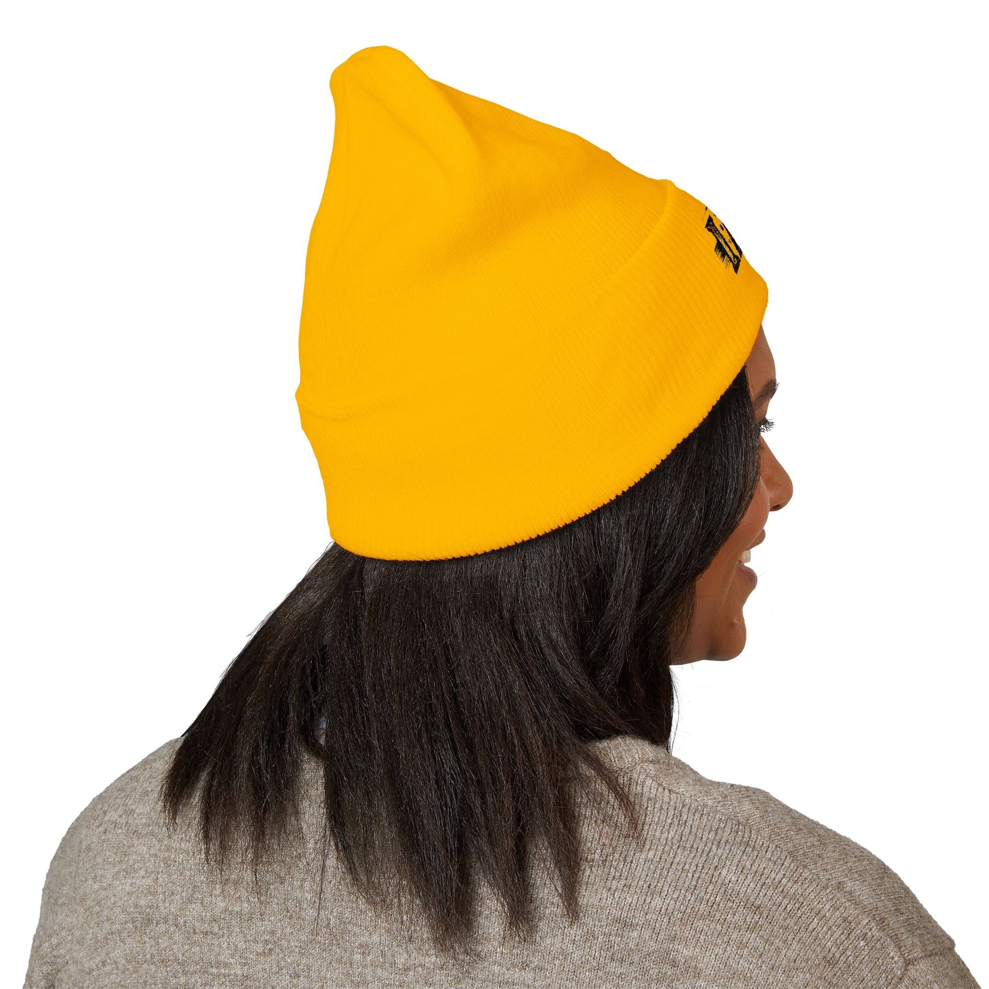 I AM Embroidered Classic Cuffed Beanie - Cozy Winter Headwear