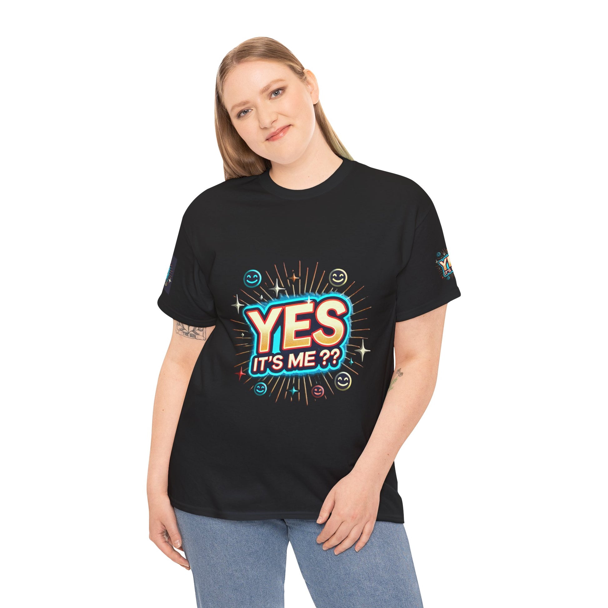 Unisex Heavy Cotton T-shirt Yes It's Me T-Shirt for Comfort