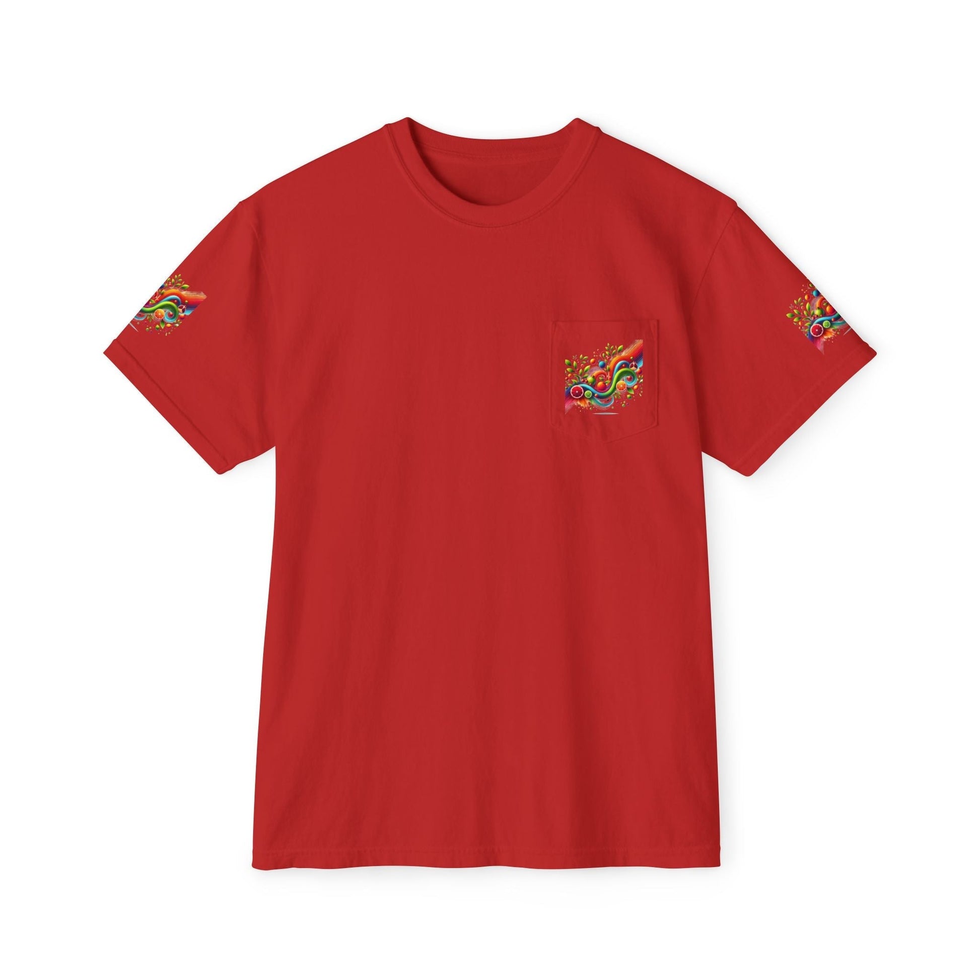 Unisex Garment-Dyed Pocket t-shirt -  Beauty - In Simple Design