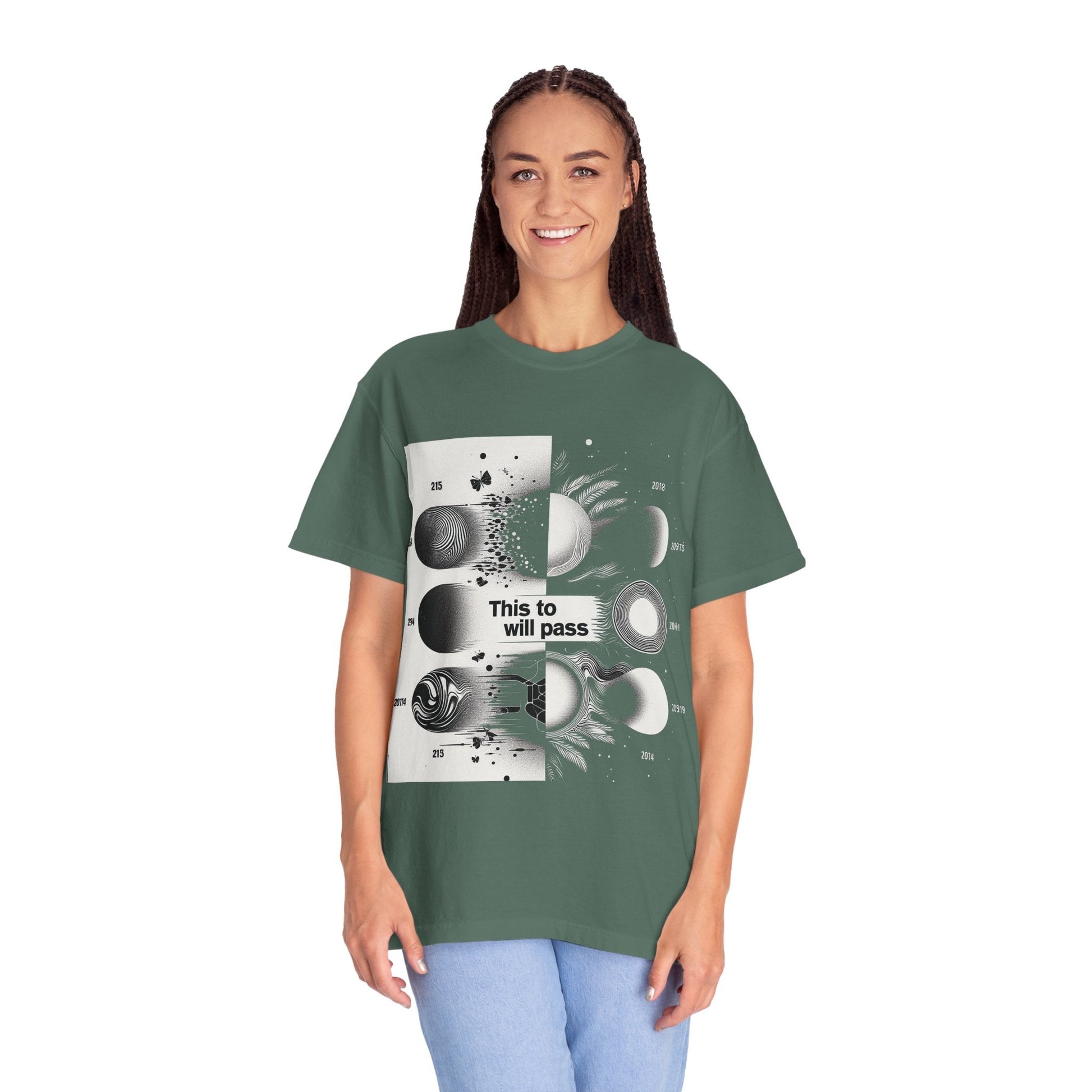 Unisex Garment-Dyed T-shirt This Too Shall Pass - Be Faithful