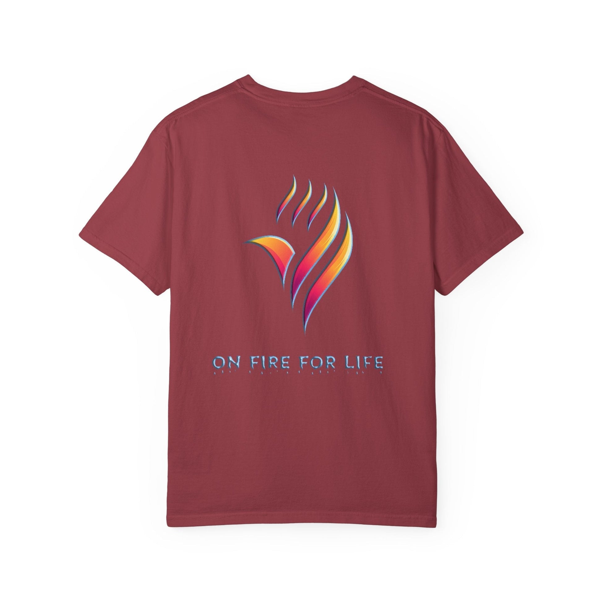 Unisex Garment-Dyed T-shirt - On Fire for Life Ethically Made