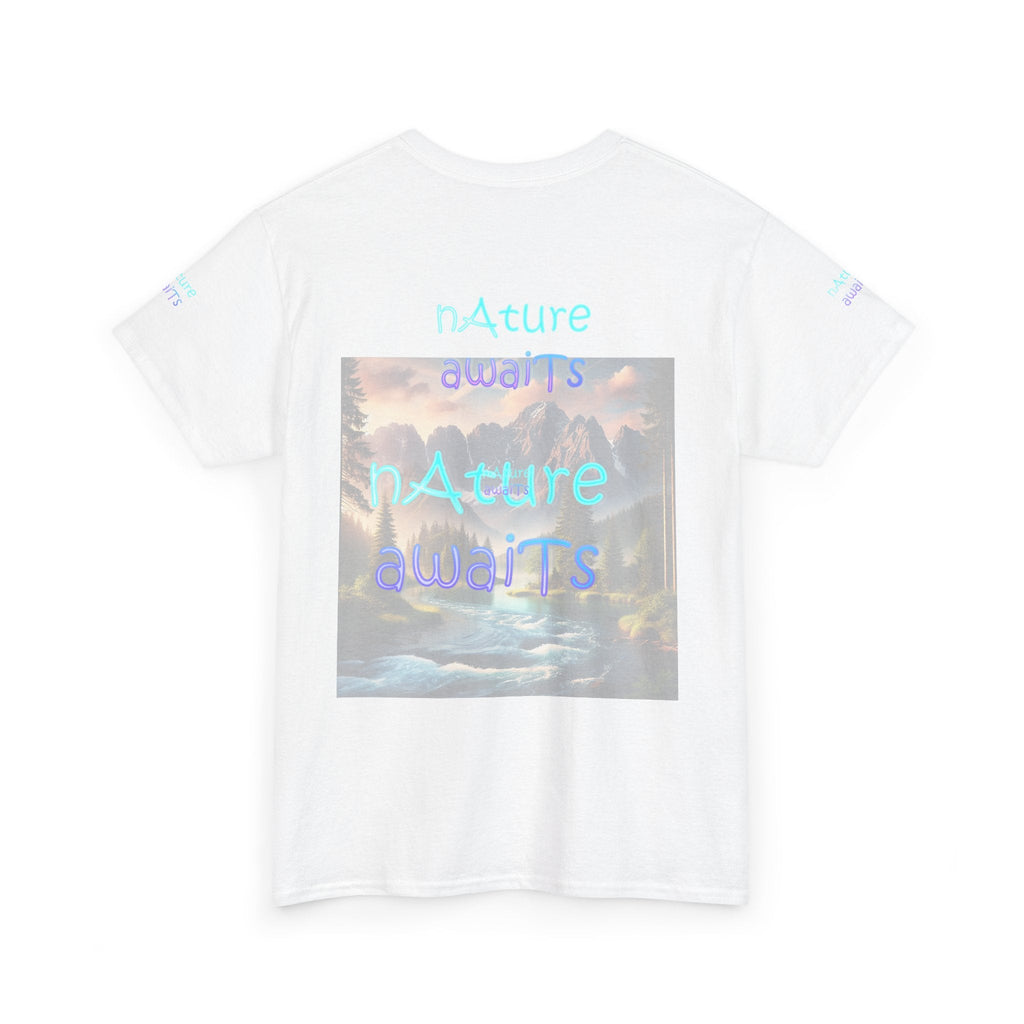 Unisex Heavy Cotton t-shirt Nature Awaits t-shirt for Comfort & Style