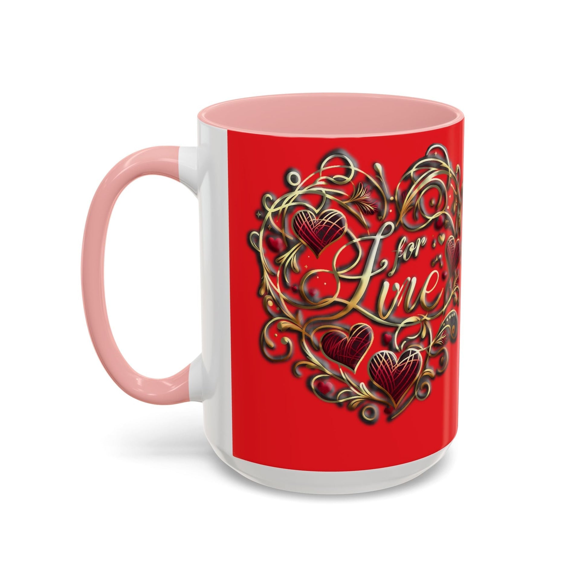 Accent Coffee Mug - (11, 15oz) Valentine Mug Mixed Stylish Ceramic