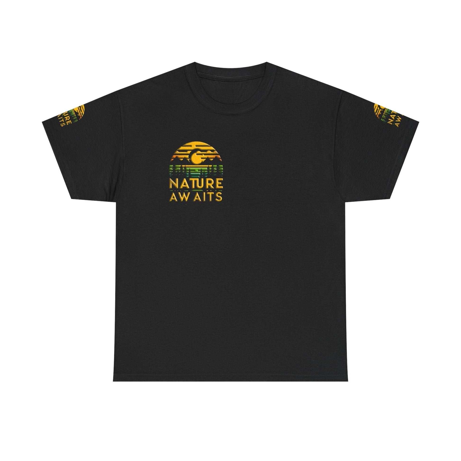 Unisex Heavy Cotton t-shirt nature Awaits t-shirt for Durability