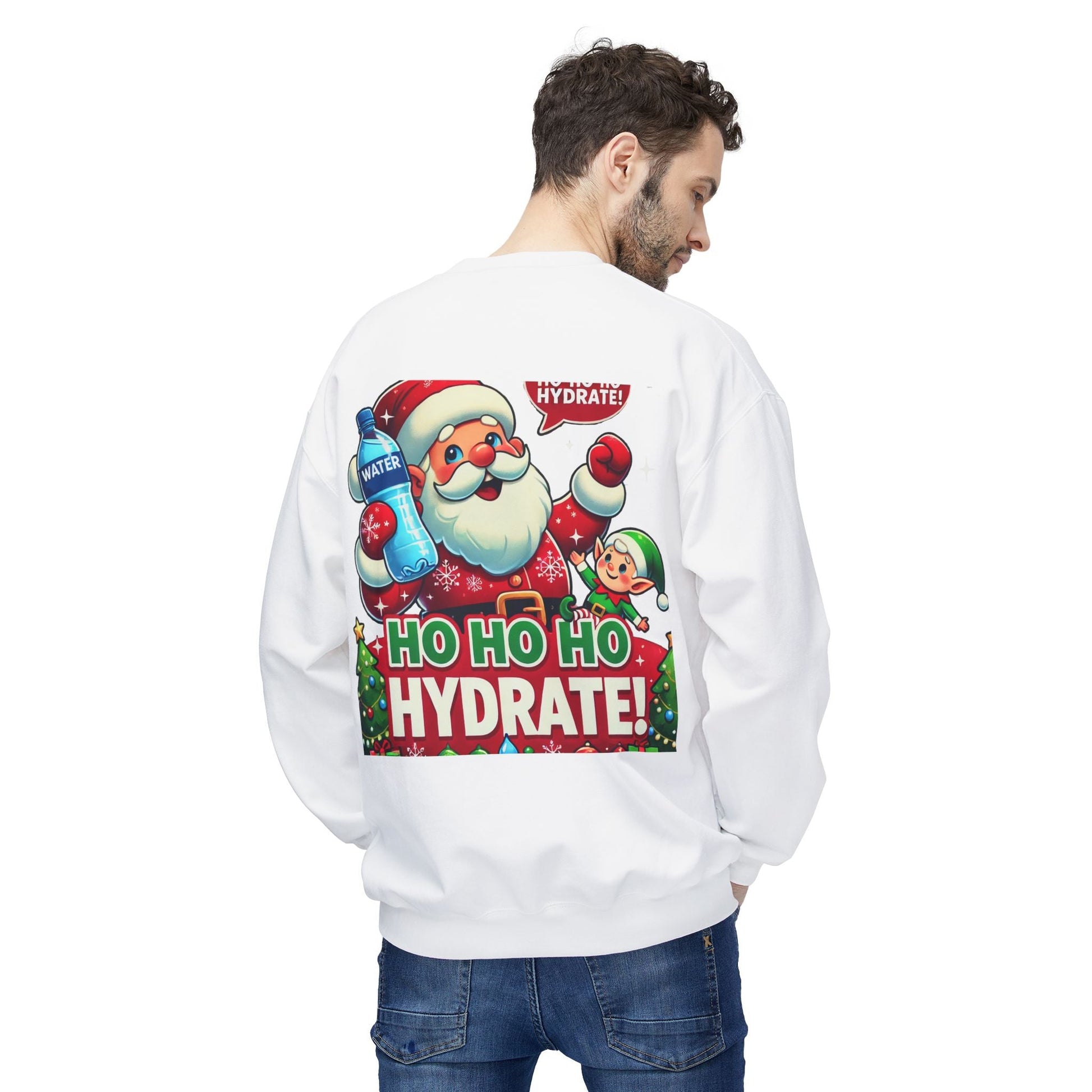 Unisex Midweight Softstyle Fleece - Crewneck Sweatshirt Ho Hydrate