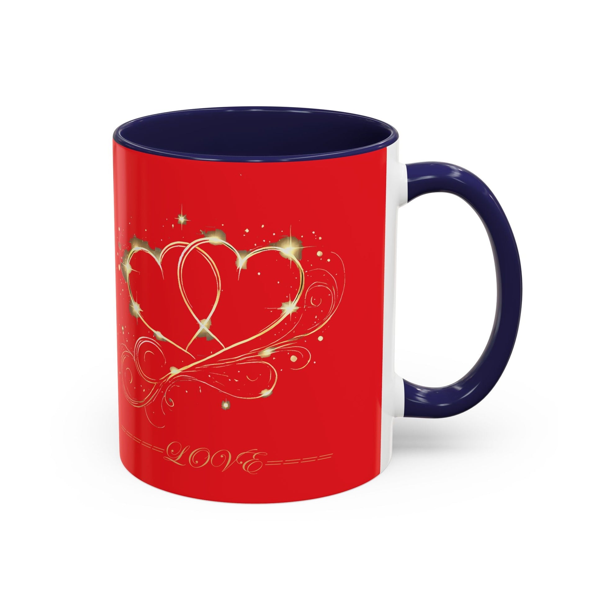 Accent Coffee Mug - (11, 15oz) Valentine Mug Special Bold Color