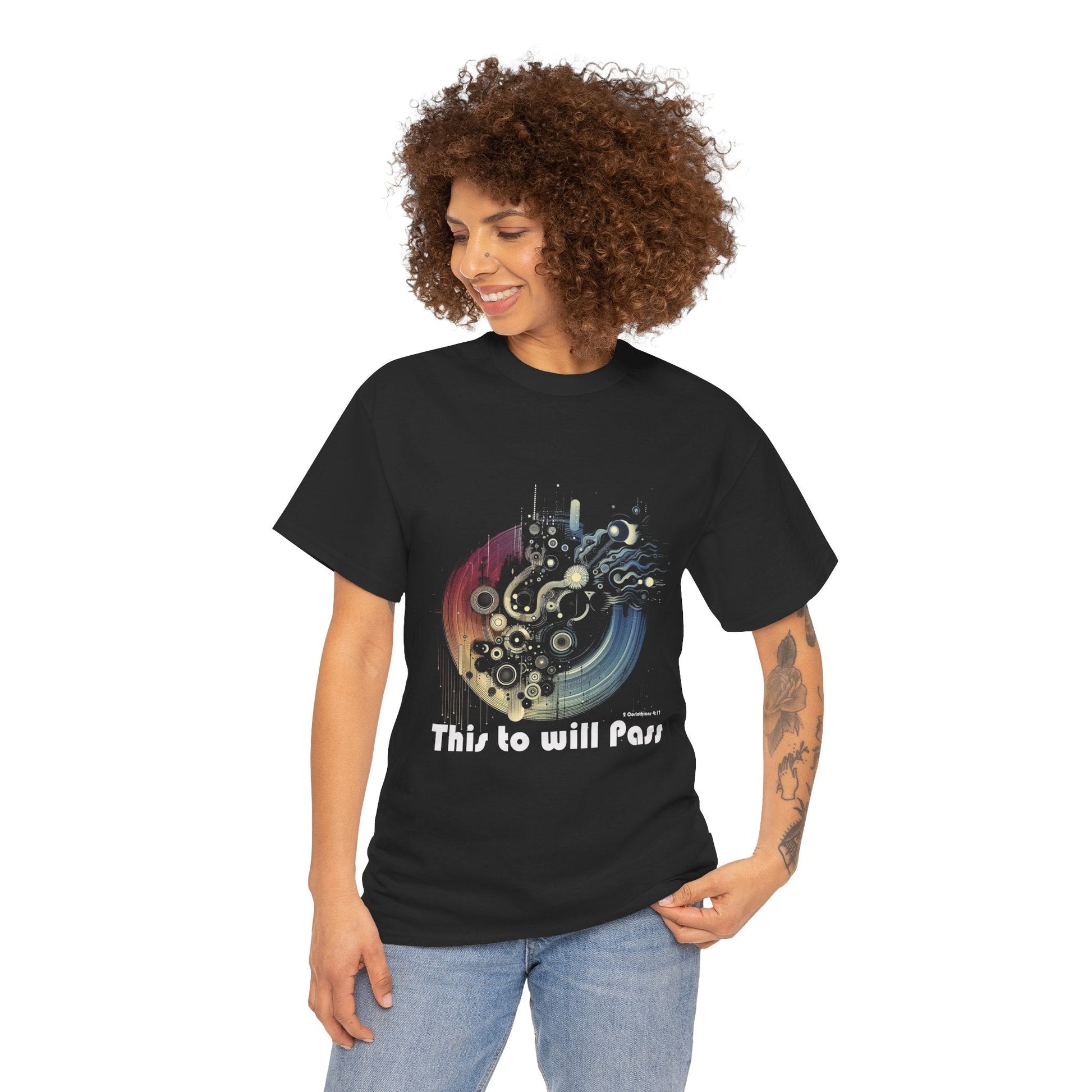 This Too Will Pass t-shirt and cap Color Bundle – Bright Comfort