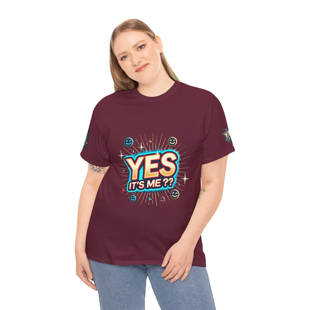 Unisex Heavy Cotton T-shirt Yes It's Me T-Shirt for Comfort