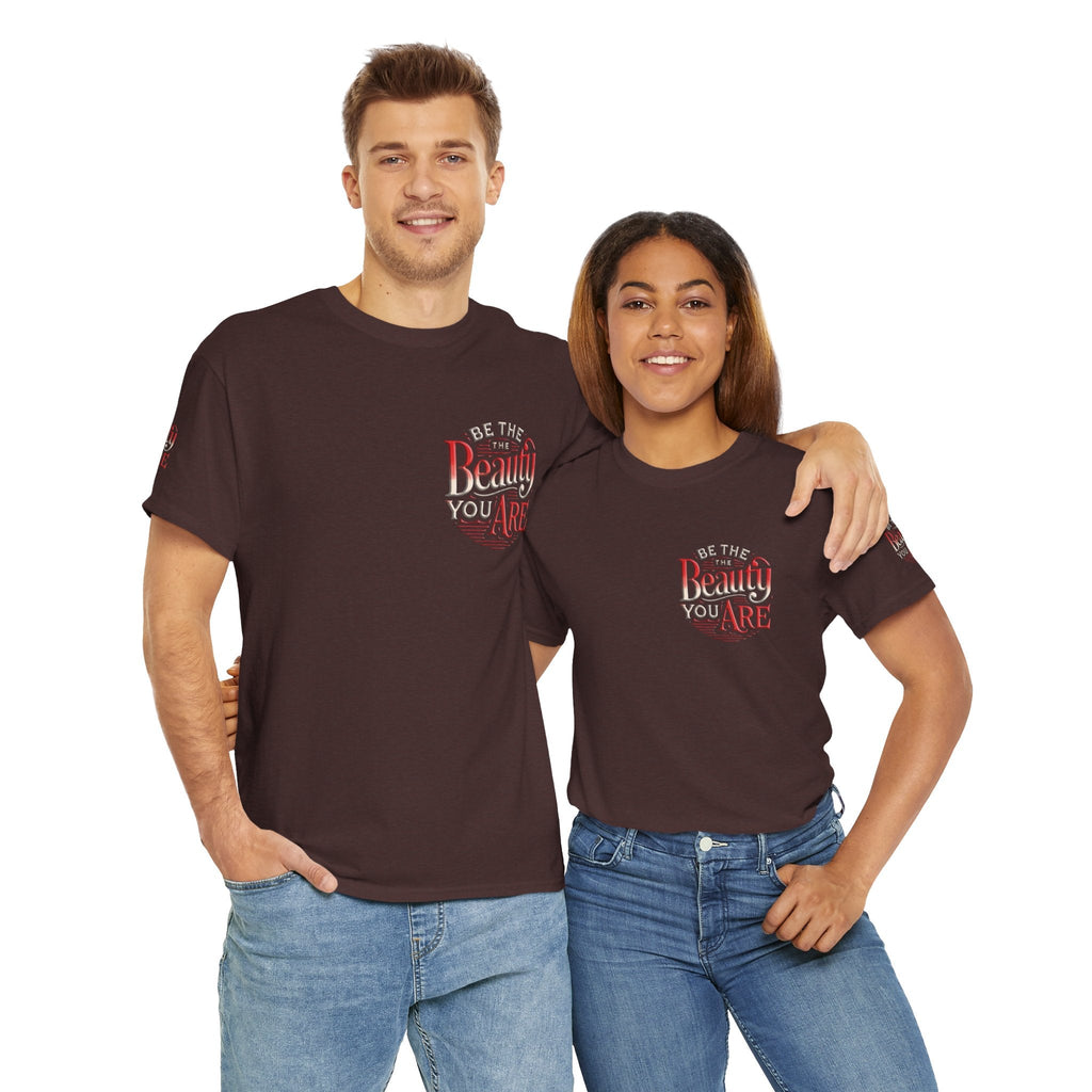 Unisex Heavy Cotton T-shirt - Be the Beauty You Are  Classic & Comfy