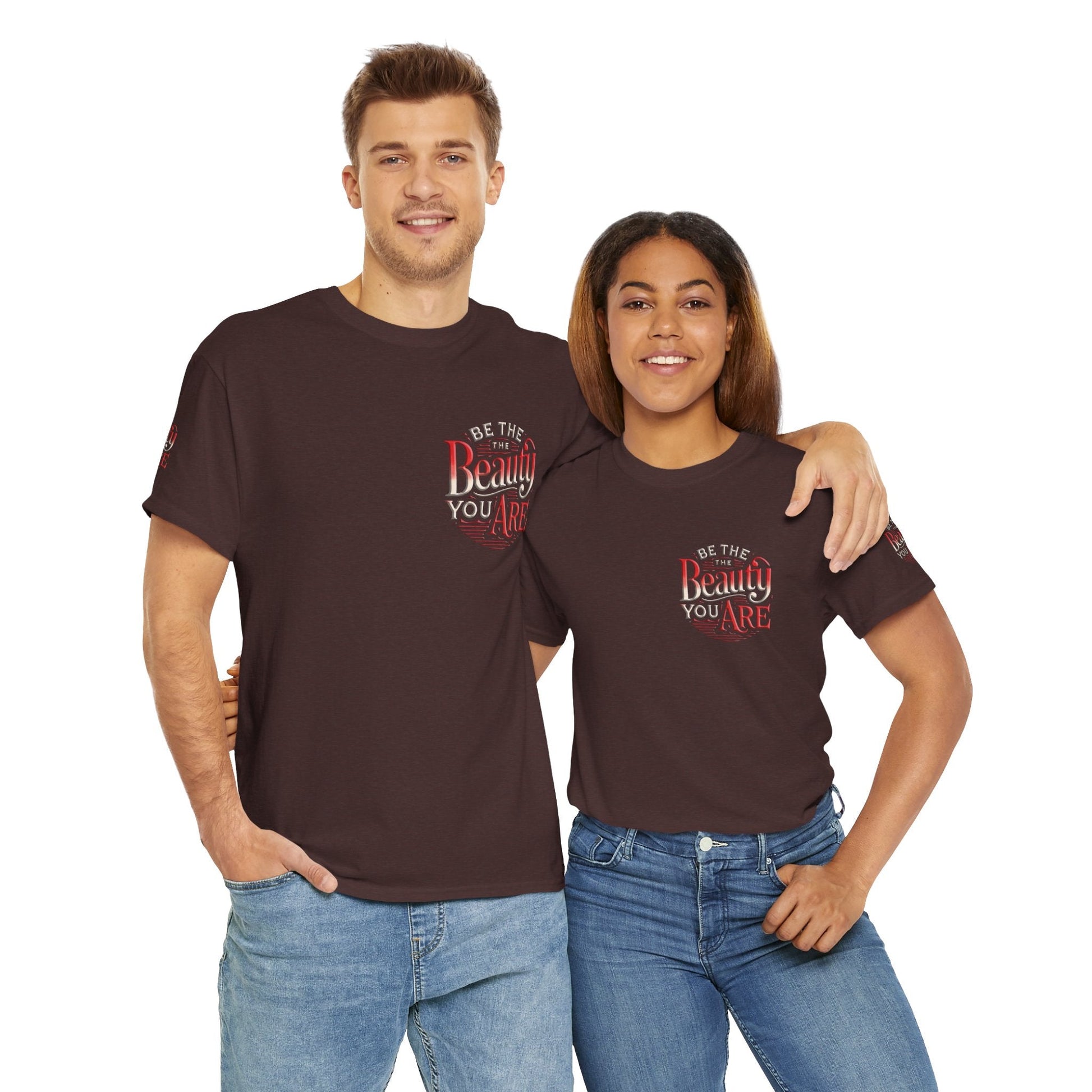 Unisex Heavy Cotton T-shirt - Be the Beauty You Are  Classic & Comfy