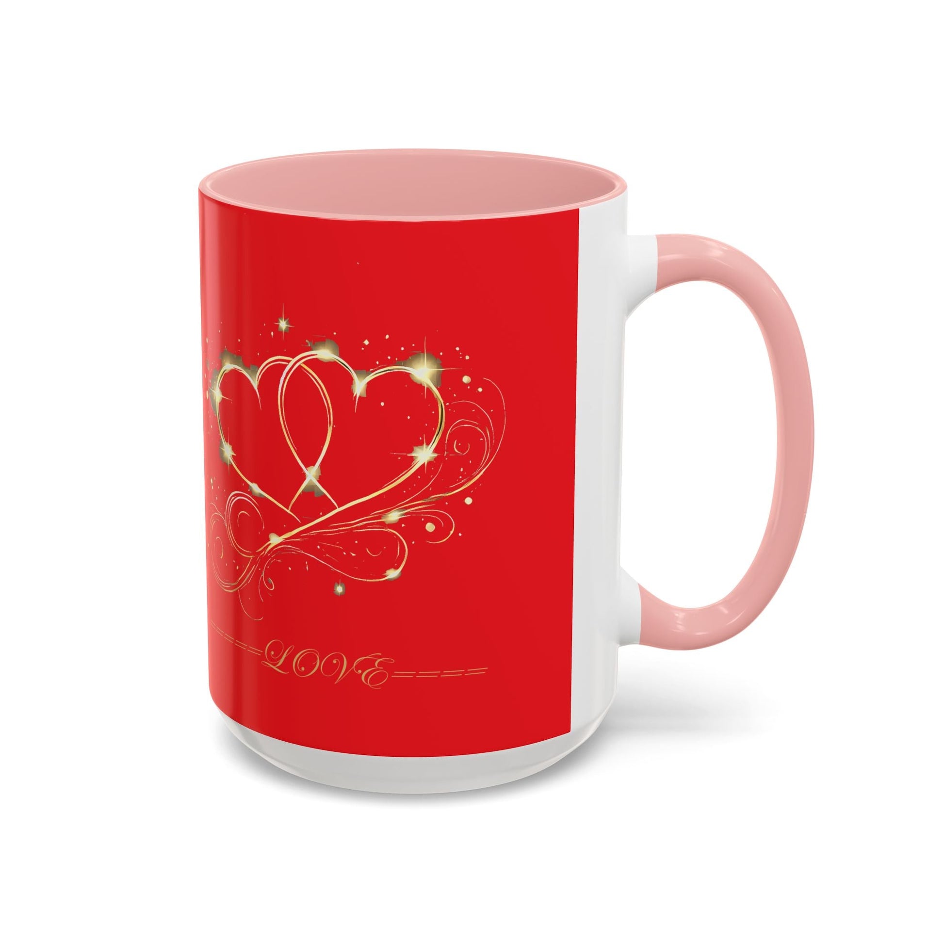 Accent Coffee Mug - (11, 15oz) Valentine Mug Special Bold Color