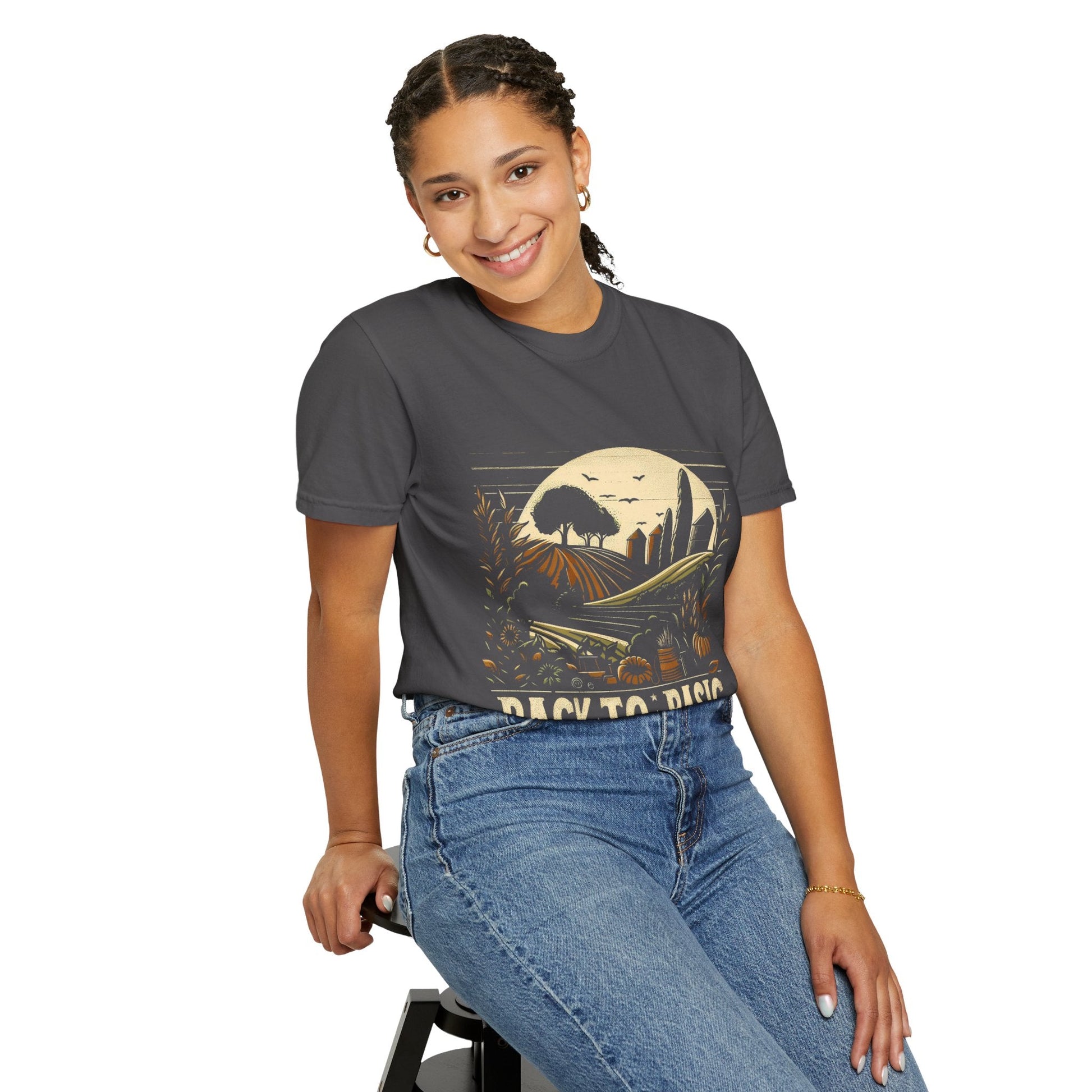 Unisex Garment-Dyed T-shirt - Back To Basic Ethically Made for Comfort