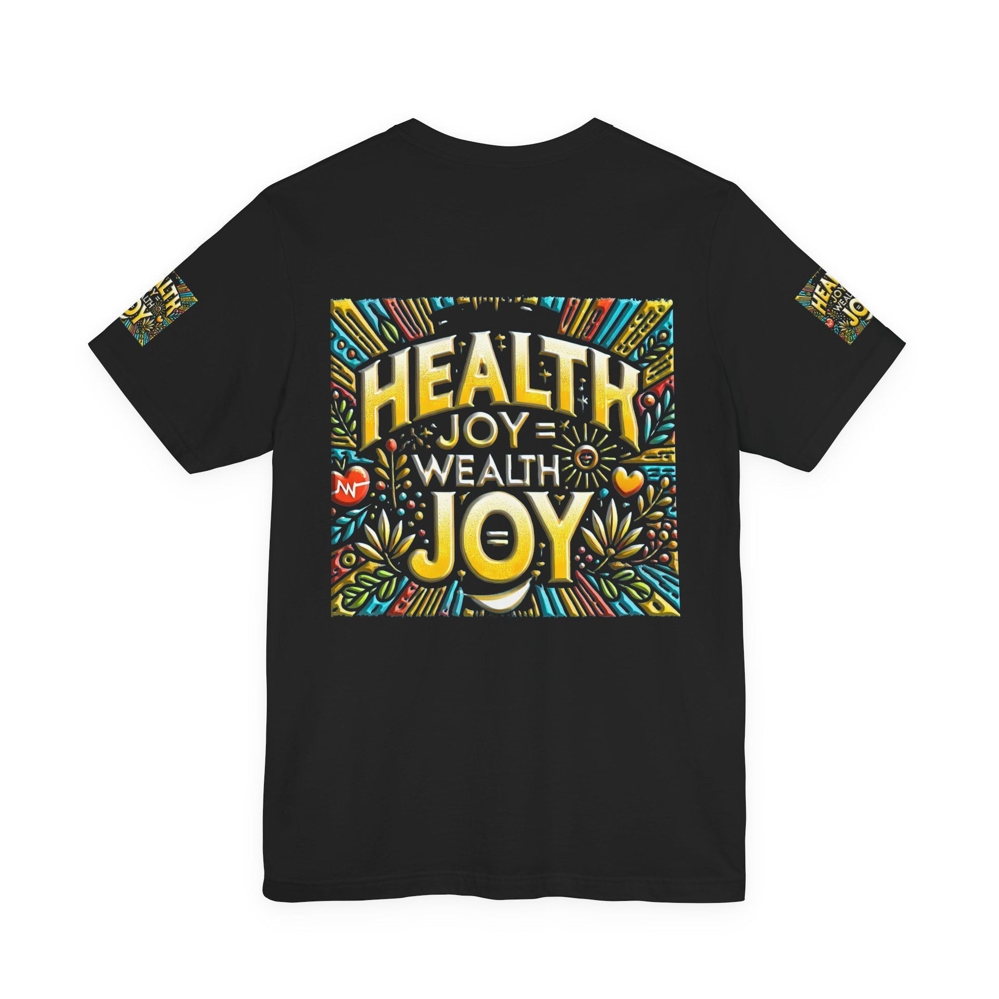 Unisex Jersey Short Sleeve T-shirt – Health Joy - Wealth Joy | Comfy Fit