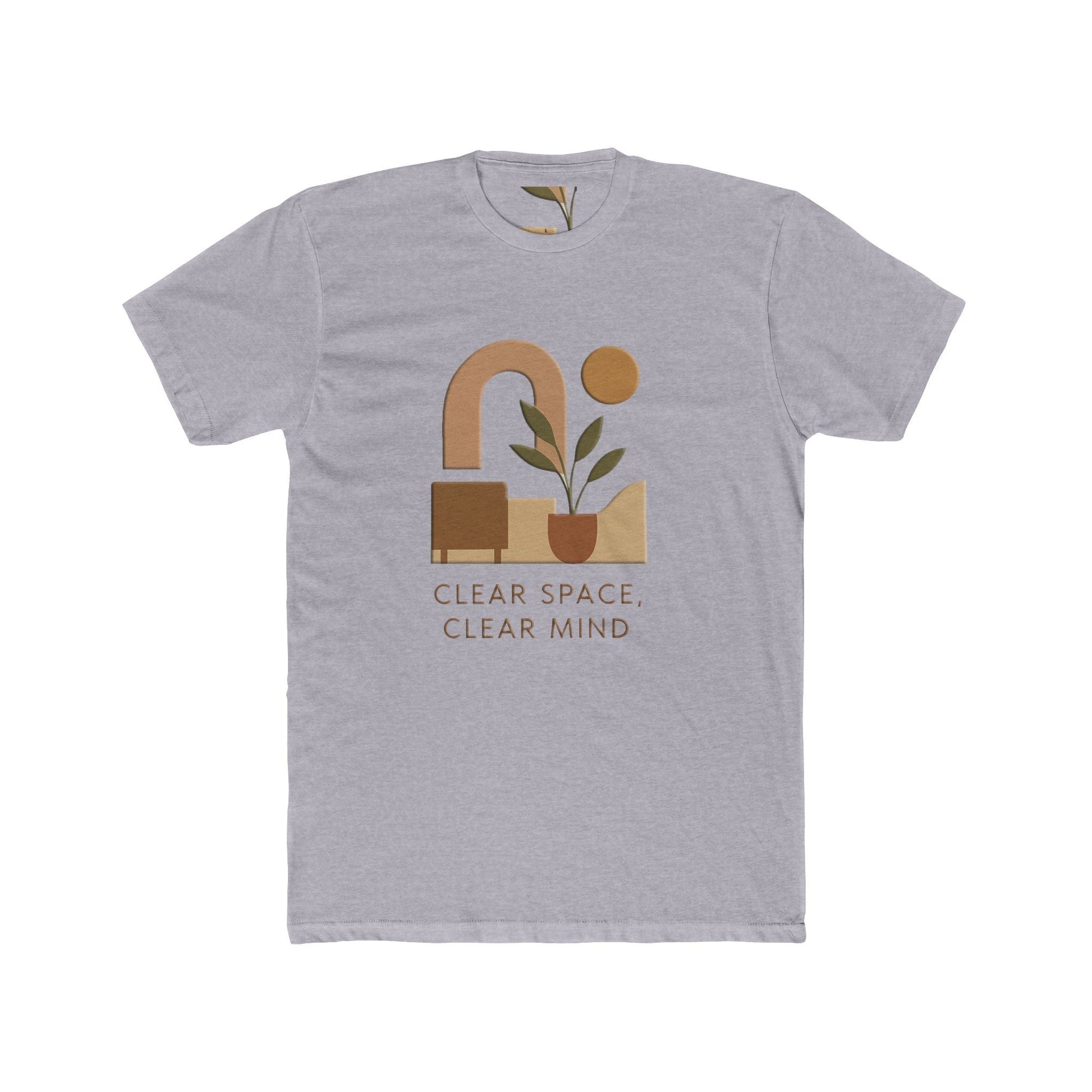 Mindfulness Graphic T-shirt, Cotton T-Shirt, Clear Space Clear Mind
