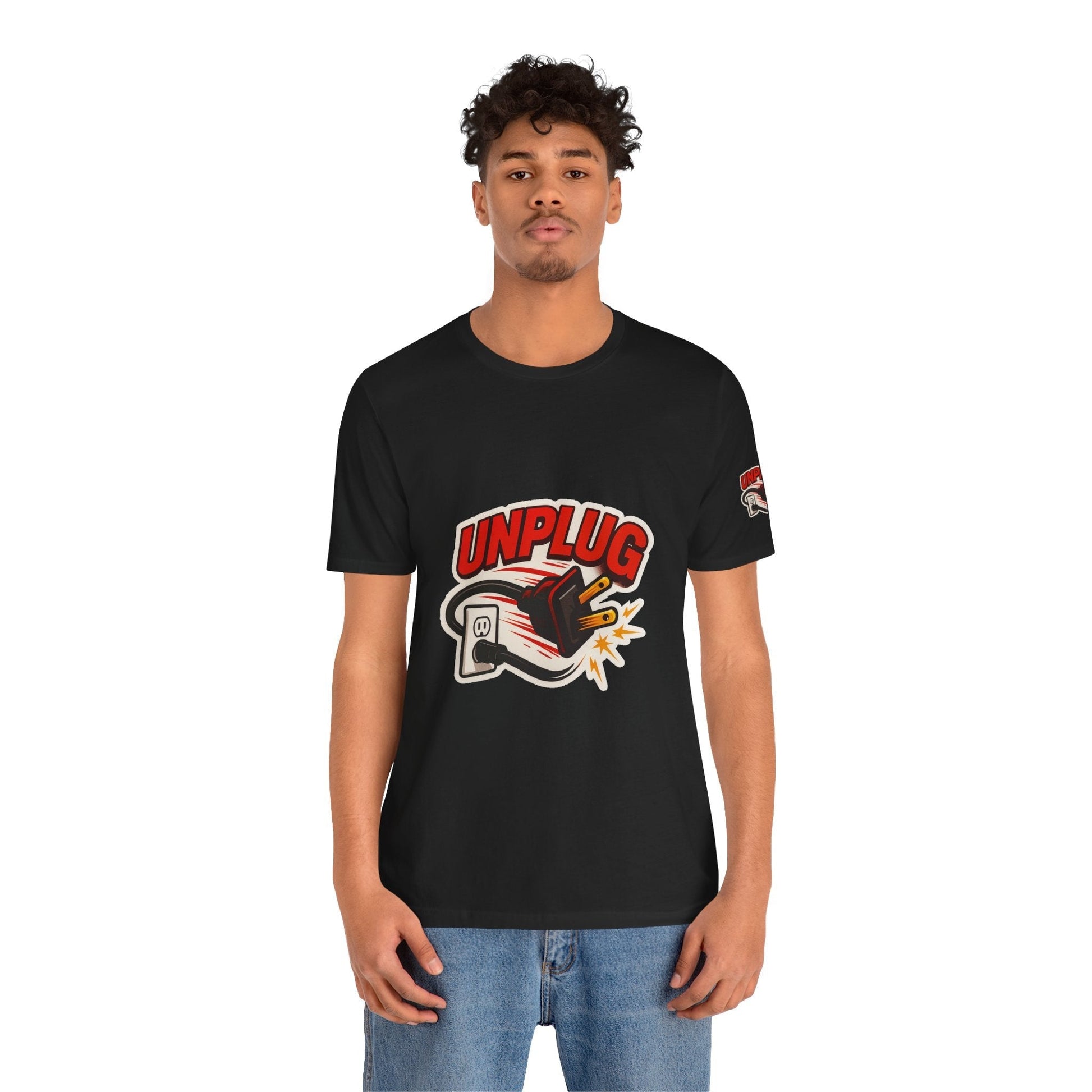 Unplugged Vibes T-shirt - Relax & Recharge Casual Graphic T-Shirt