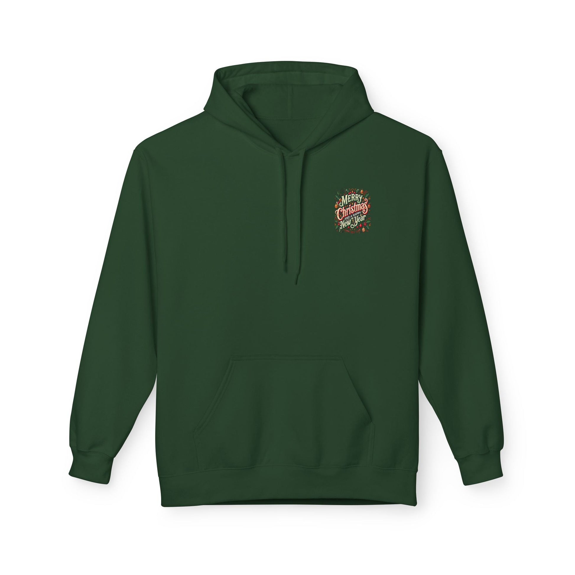 Unisex Midweight Softstyle Fleece Hoodie -  Christmas Holiday Cheer