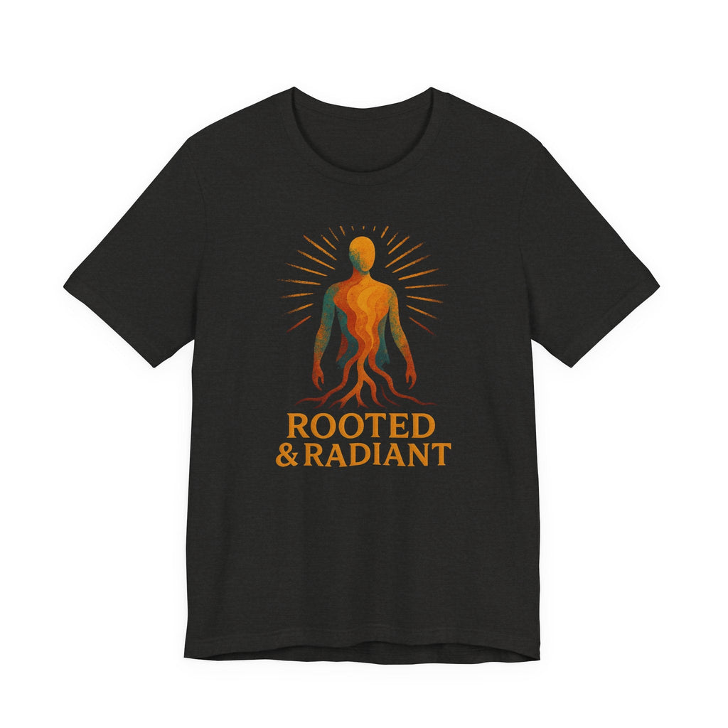 Rooted and Radiant T-shirt | Nature-Inspired Unisex Short Sleeve Tee