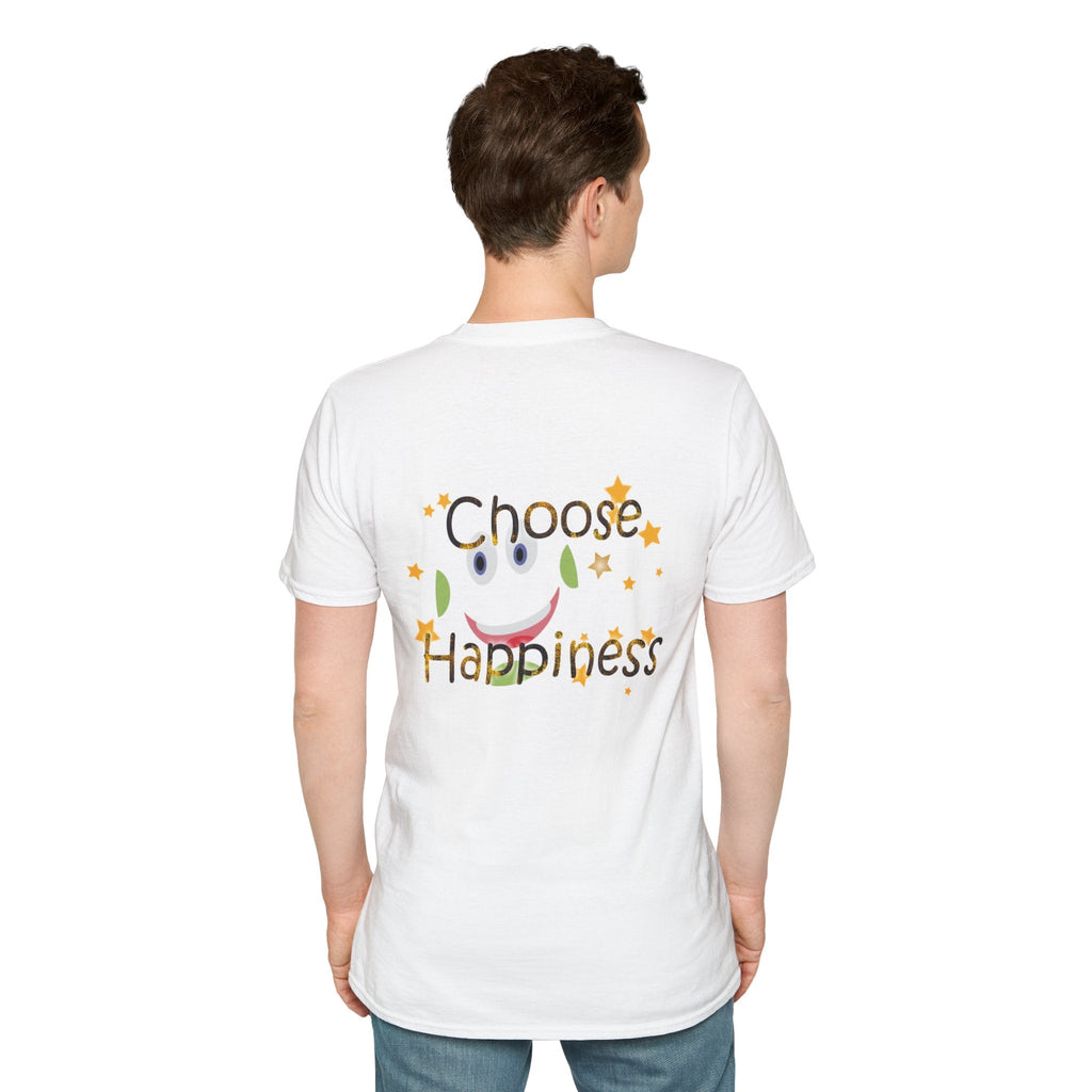 Unisex Softstyle t-shirt - Choose Happiness And Stay Positive