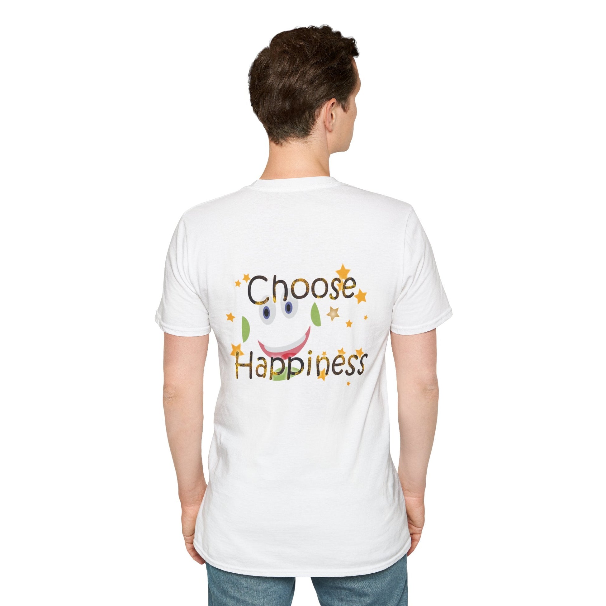 Unisex Softstyle t-shirt - Choose Happiness And Stay Positive