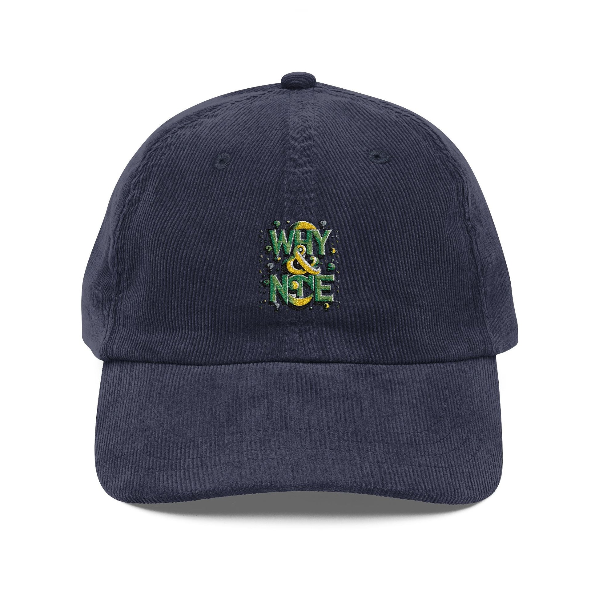 Vintage Corduroy Cap with Embroidery - Stylish Retro Hat for Every Occasion