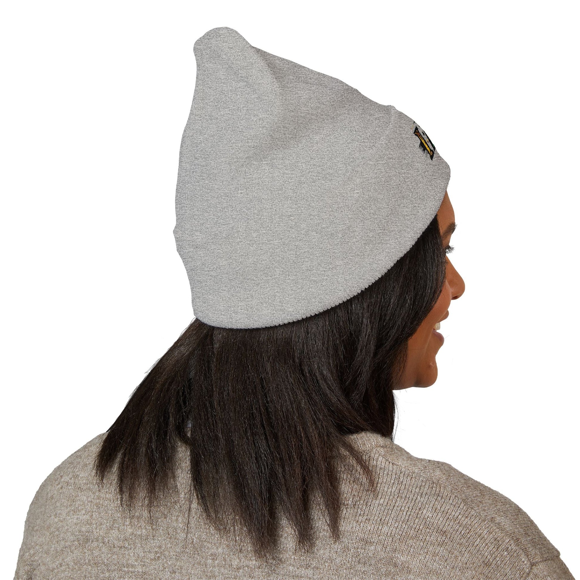 I AM Embroidered Classic Cuffed Beanie - Cozy Winter Headwear